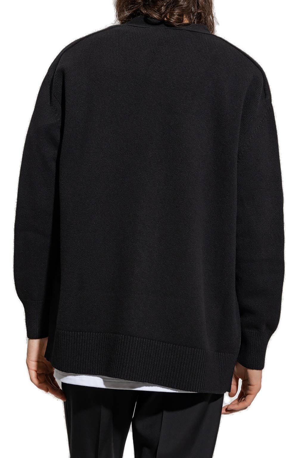 Alexander McQueen Cut-Out Knitted Cardigan