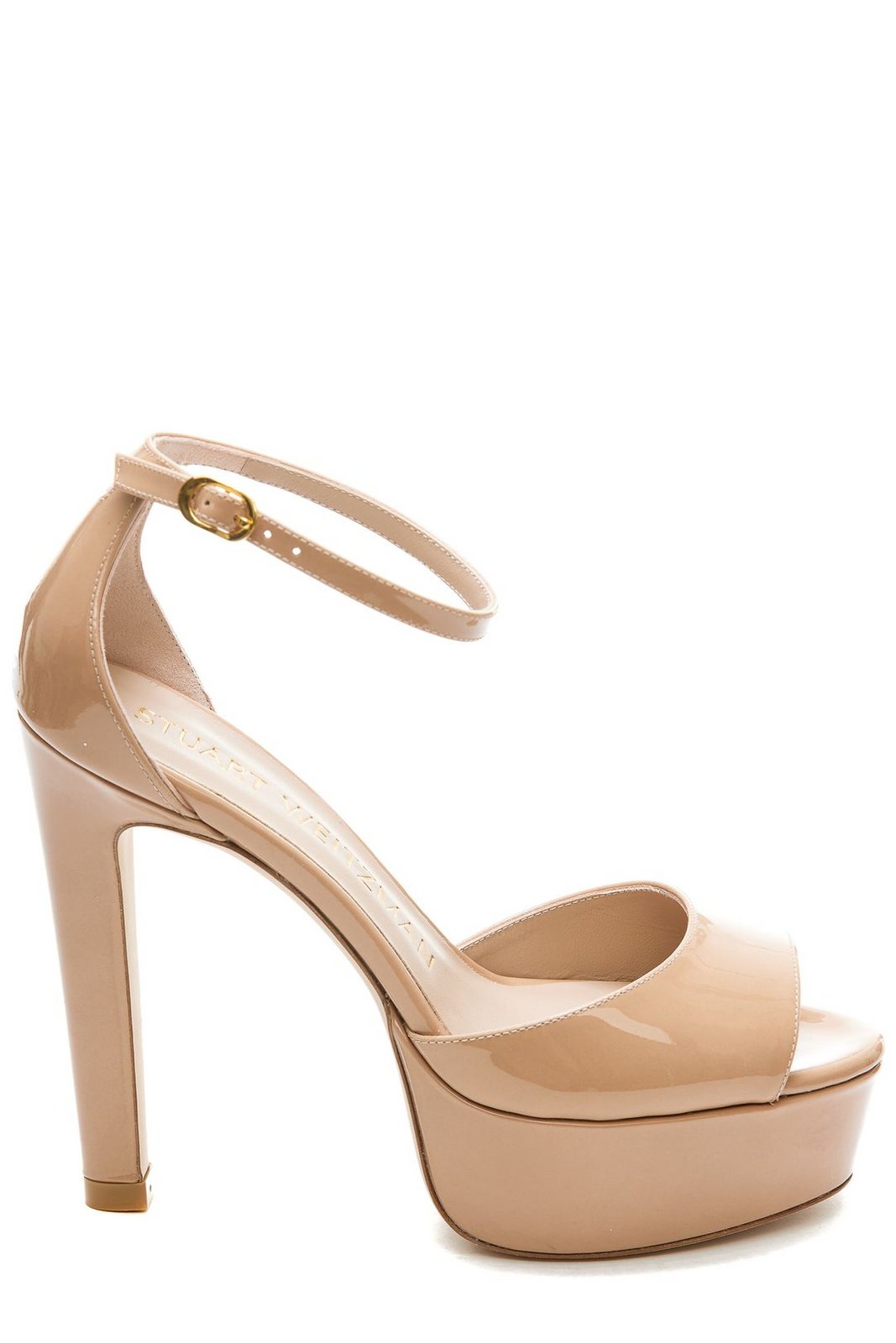 Stuart Weitzman Buckled Platform Sandals