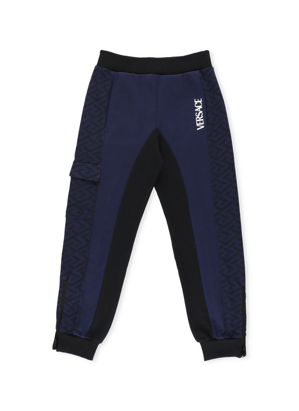 Versace Kids Logo Embroidered Track Pants