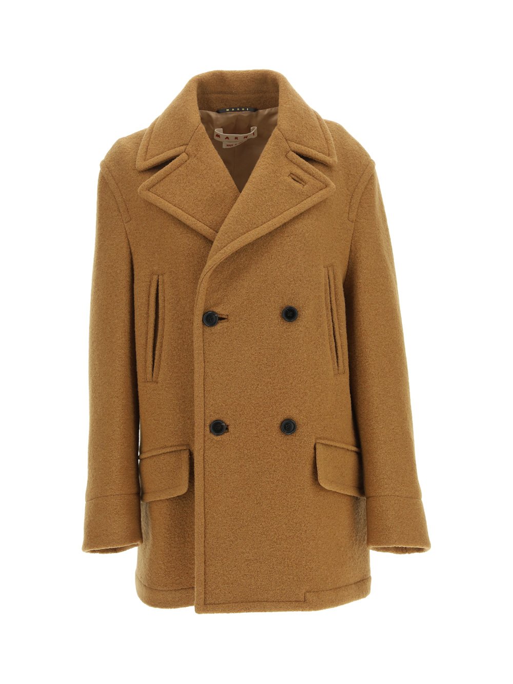 Marni Double-Breasted Long-Sleeved Coat