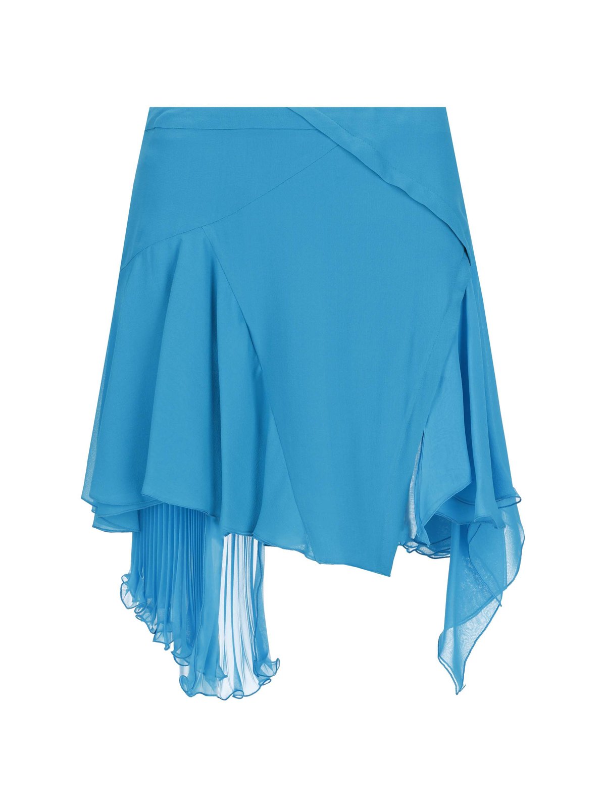 Versace Asymmetric Hem Mini Skirt