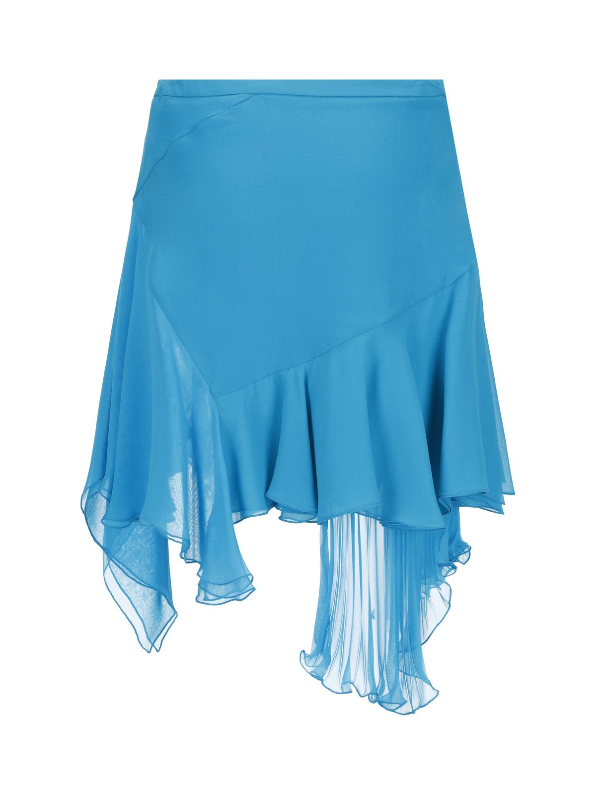 Versace Asymmetric Hem Mini Skirt