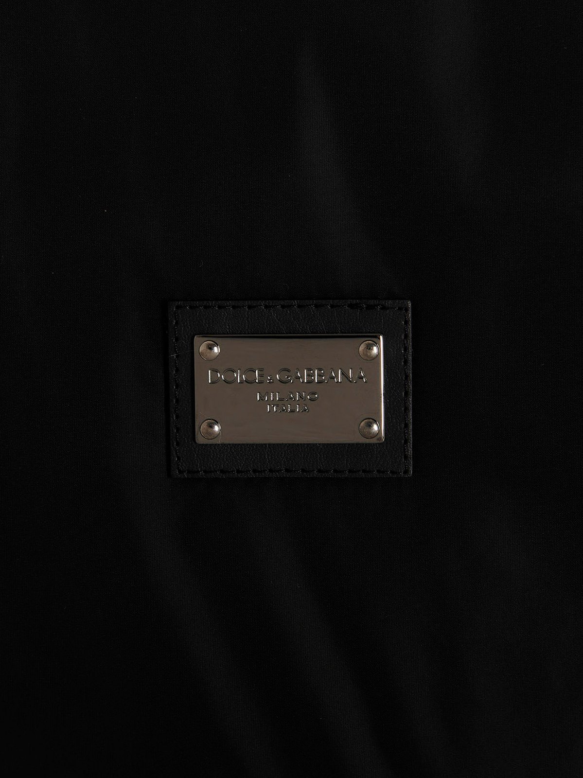 Dolce & Gabbana Logo Plaque Zip-Up Jacket