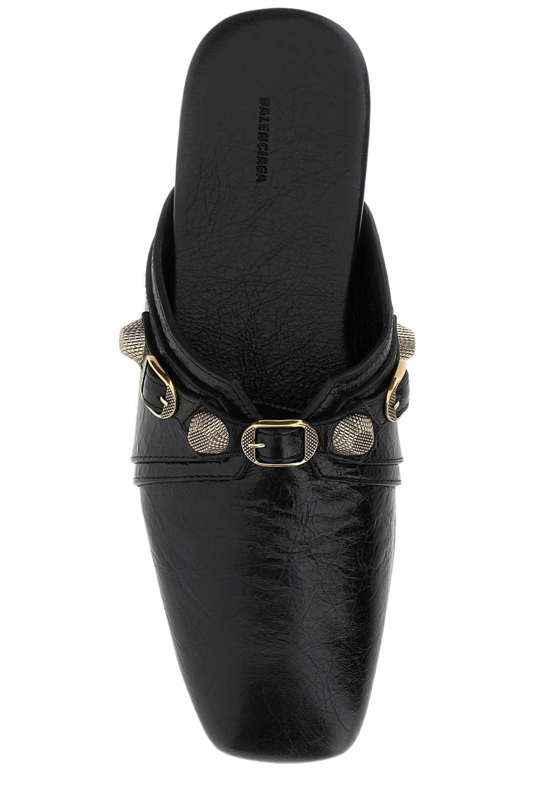 Balenciaga Cargole Stud Embellished Slippers