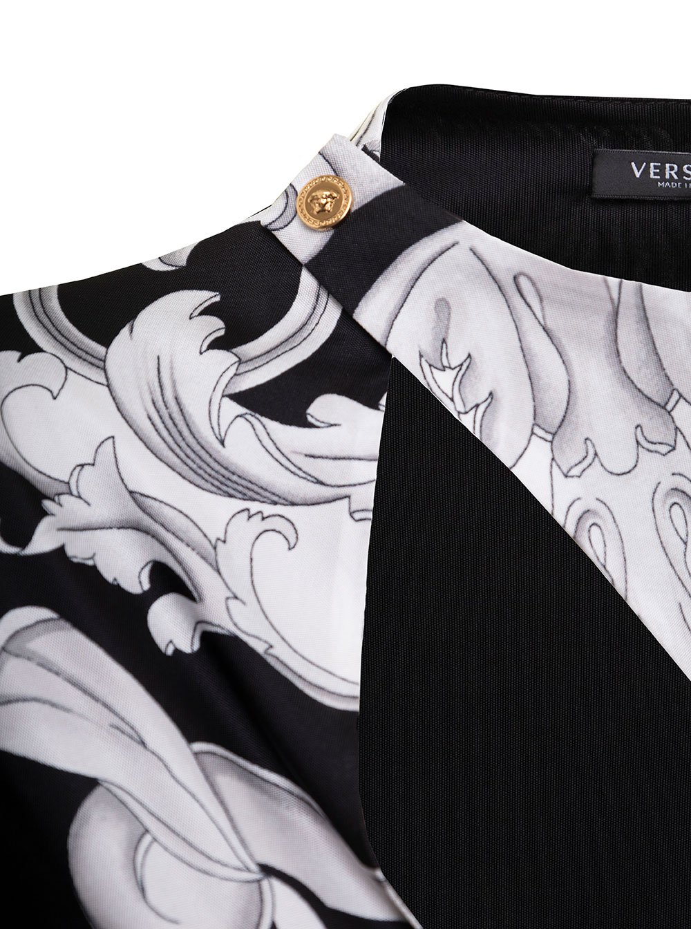 Versace Baroque Pattern Cropped Top