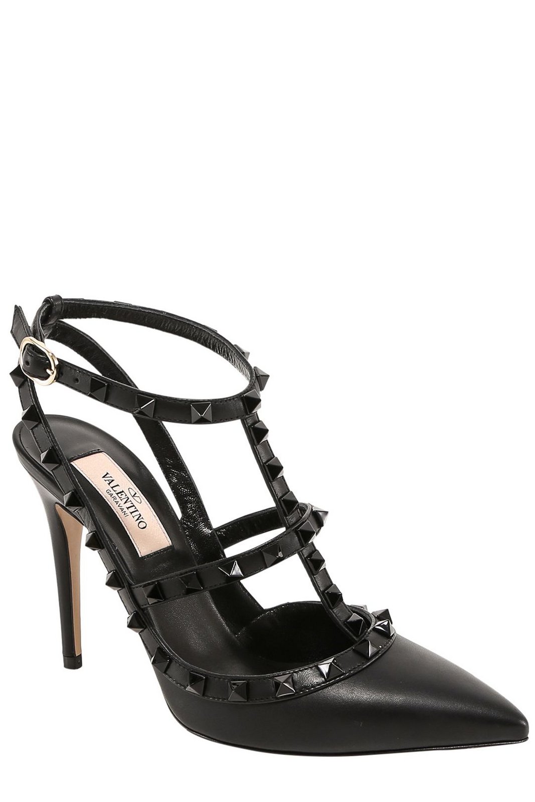 Valentino Garavani Rockstud Ankle Strap Pumps