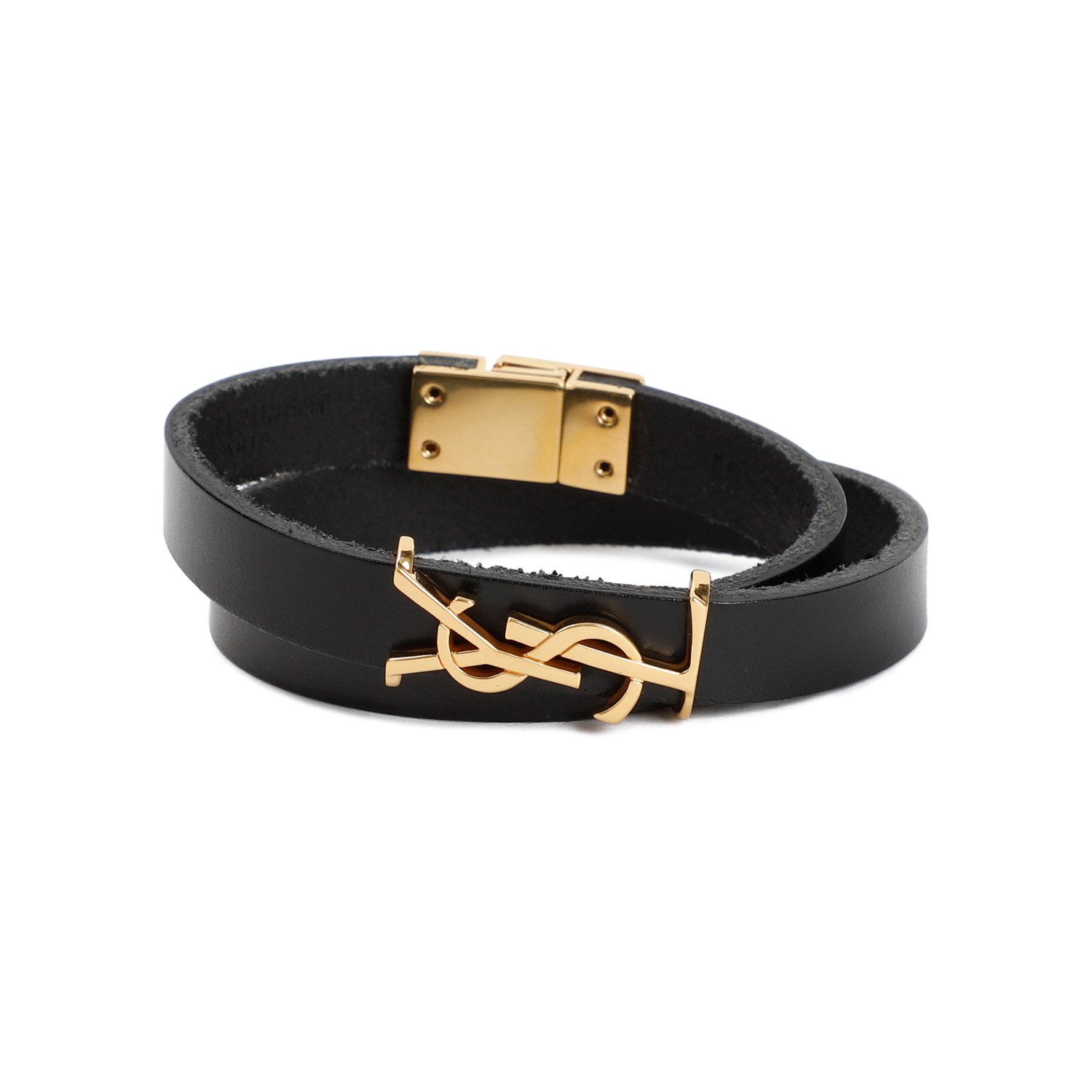 Saint Laurent ロゴ プレート ブレスレット