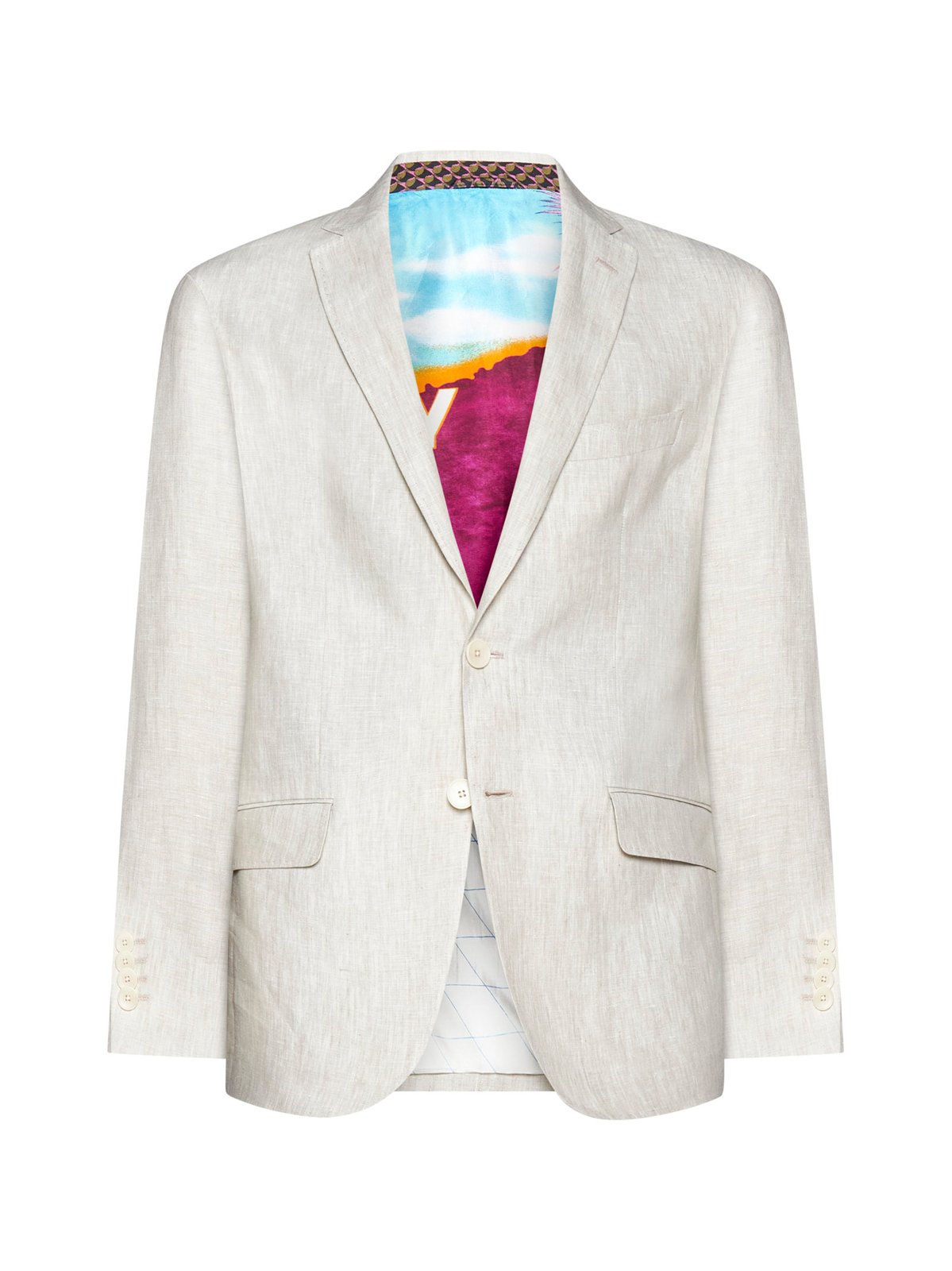 Etro Single-Breasted Long-Sleeved Jacket