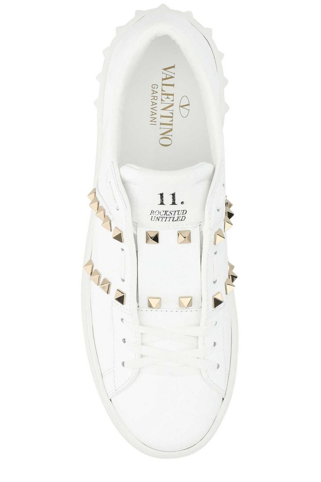 Valentino Garavani Rockstud Untitled Lace-Up Sneakers