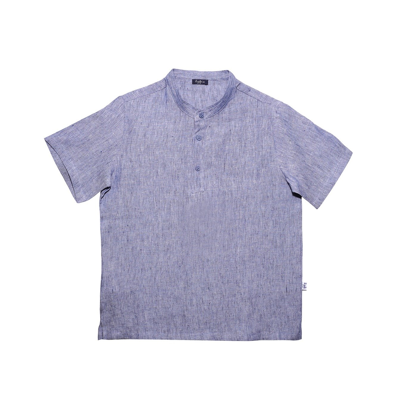 Il Gufo Buttoned Detailed Short-Sleeved Shirt