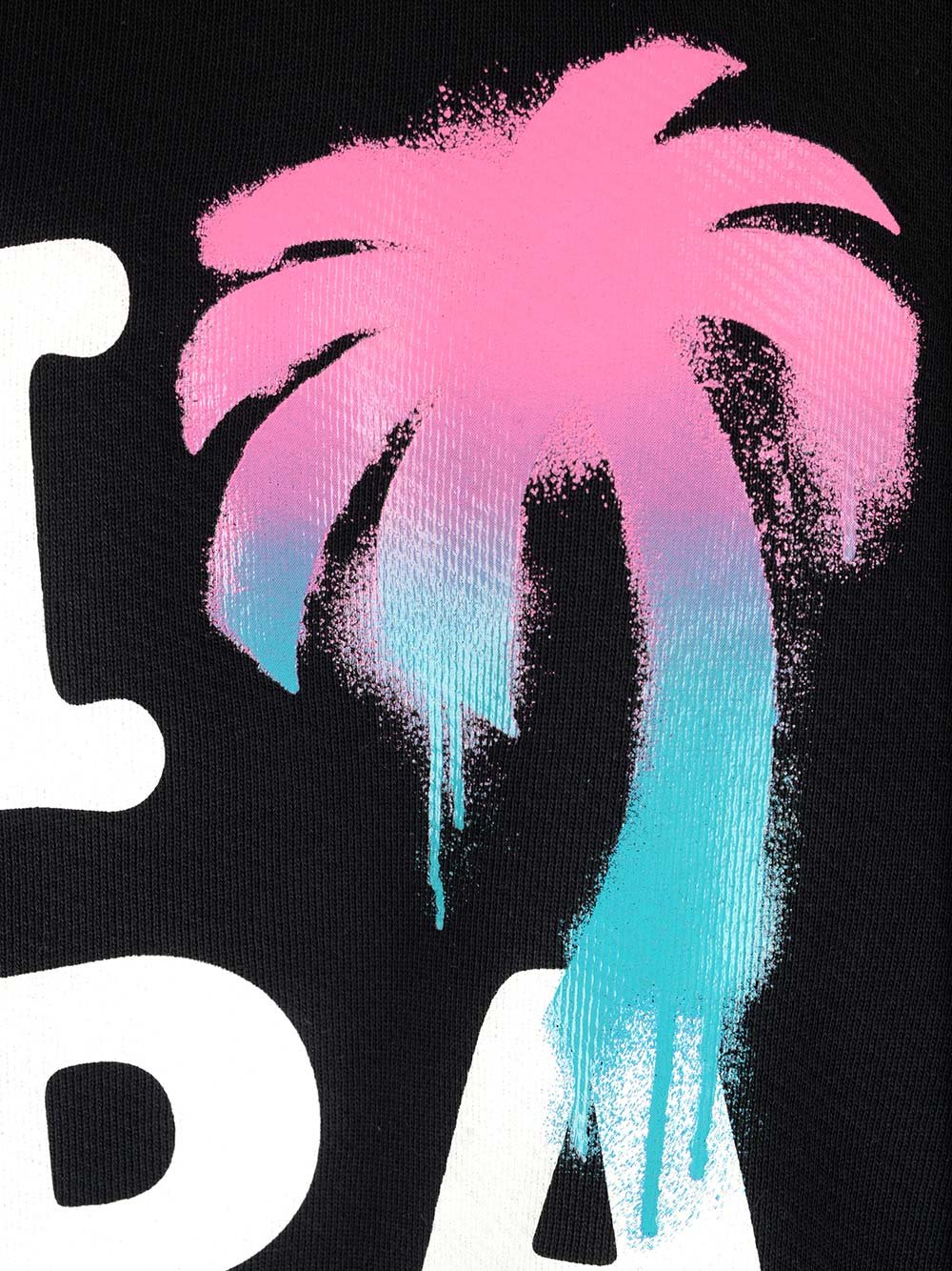 Palm Angels Slogan Printed Crewneck Sweatshirt