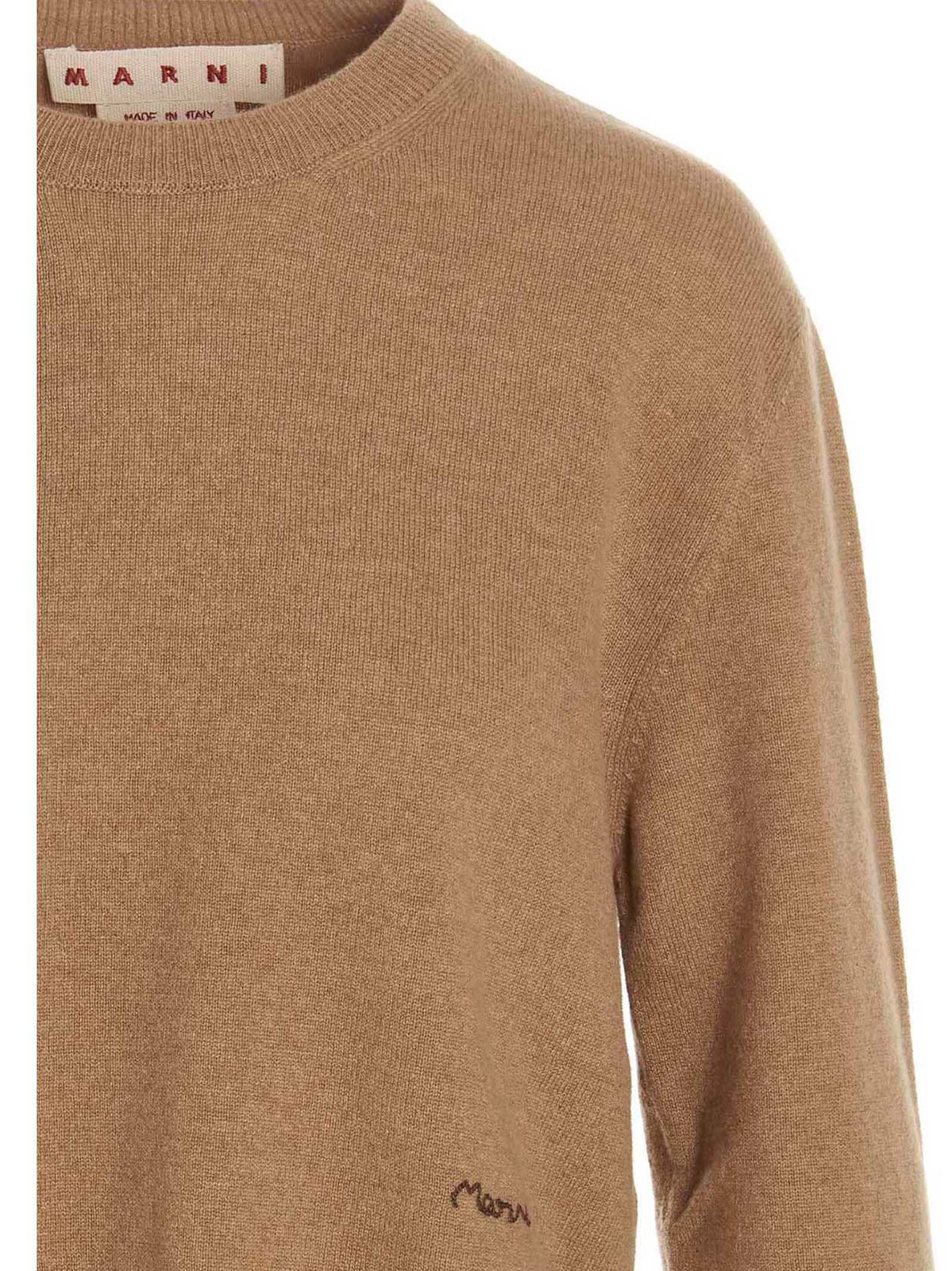 Marni Logo Embroidered Crewneck Sweater 4 Marni Logo Embroidered Crewneck Sweater