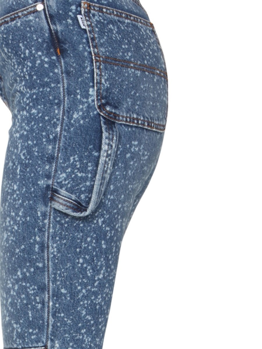 MSGM Paint Splatter Skinny Jeans