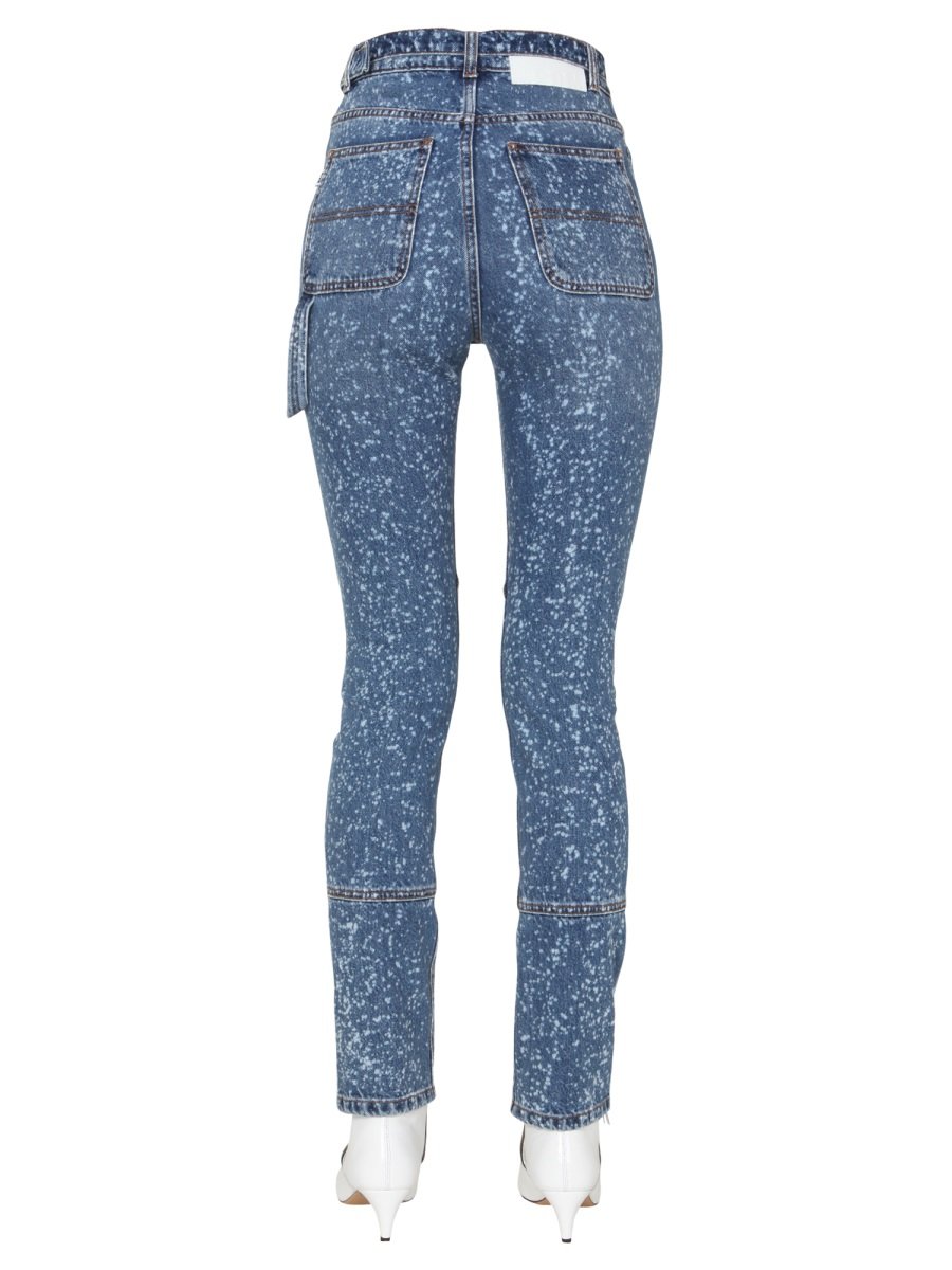 MSGM Paint Splatter Skinny Jeans