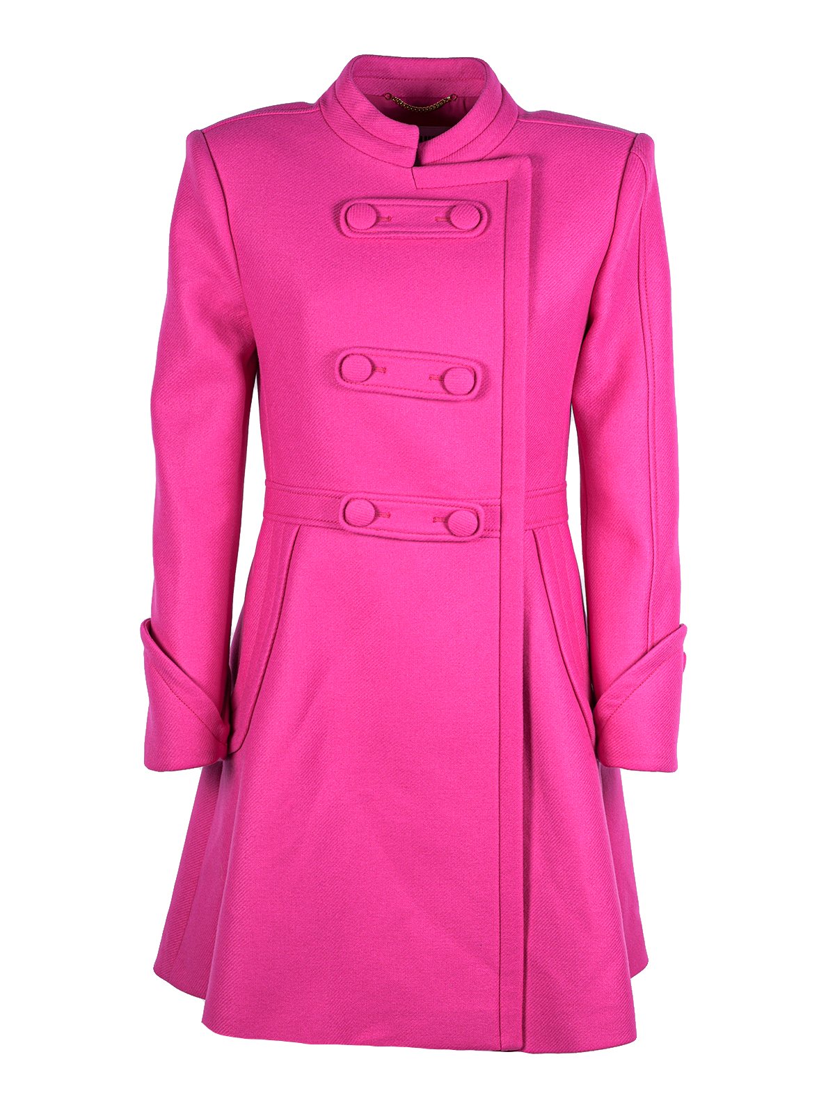 Moschino コンシール ファスナー付き A ライン コート