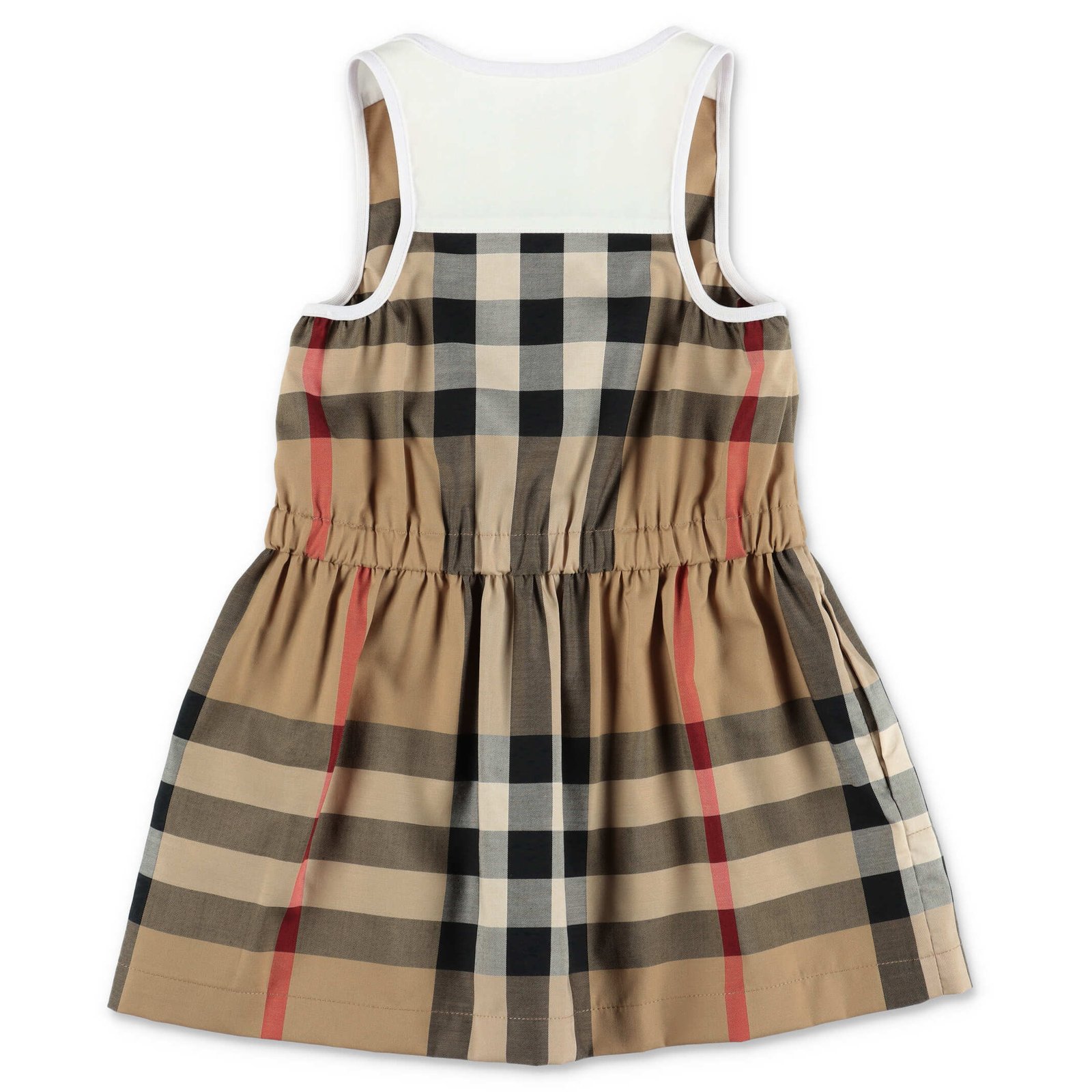 Burberry キッズ ヴィンテージチェック クルーネック ノースリーブワンピース