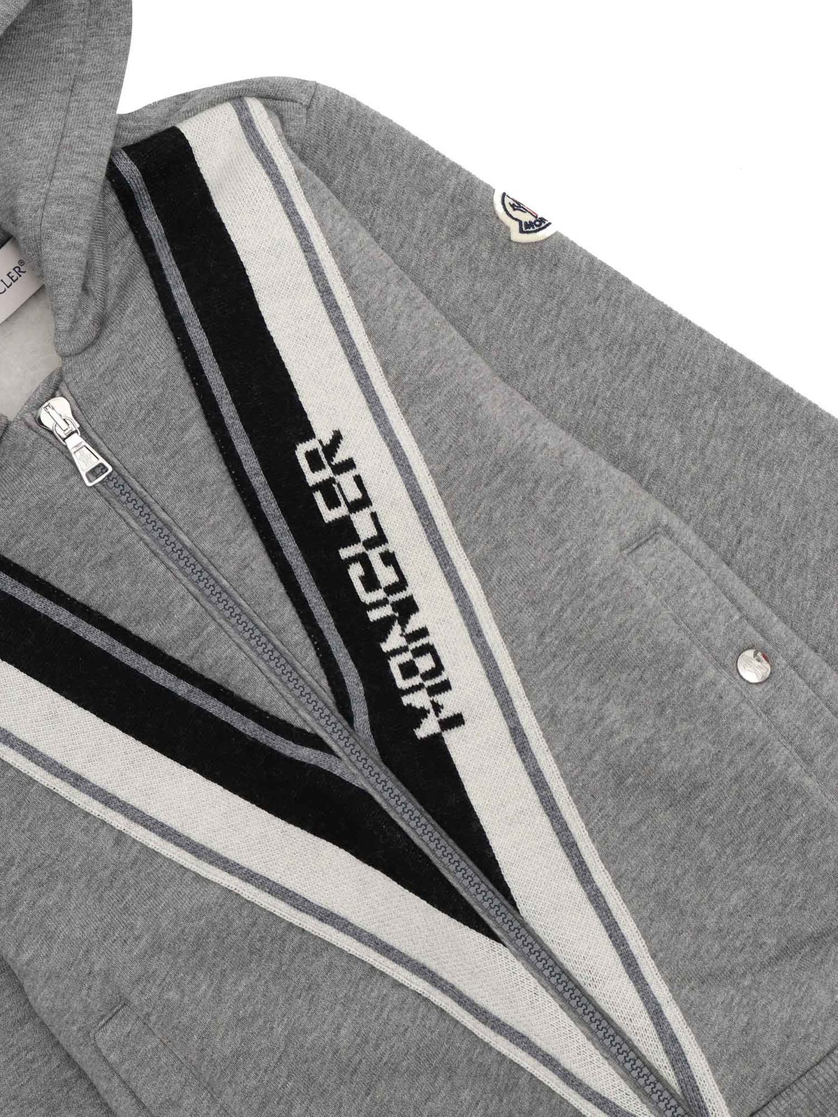 Moncler Enfant ロゴ プリント ジップアップ パーカー