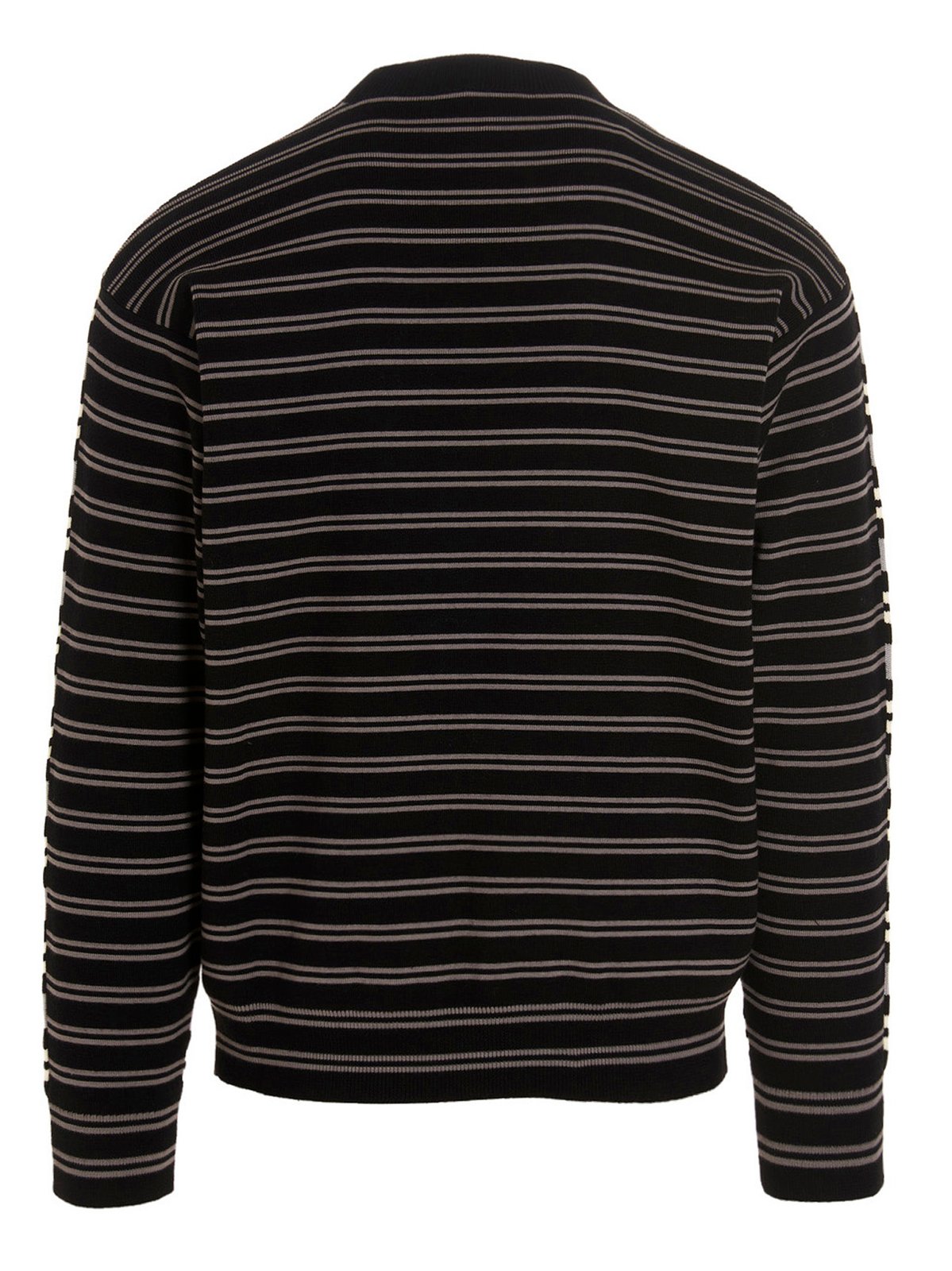 Kenzo 花卉刺繡條紋針織毛衣