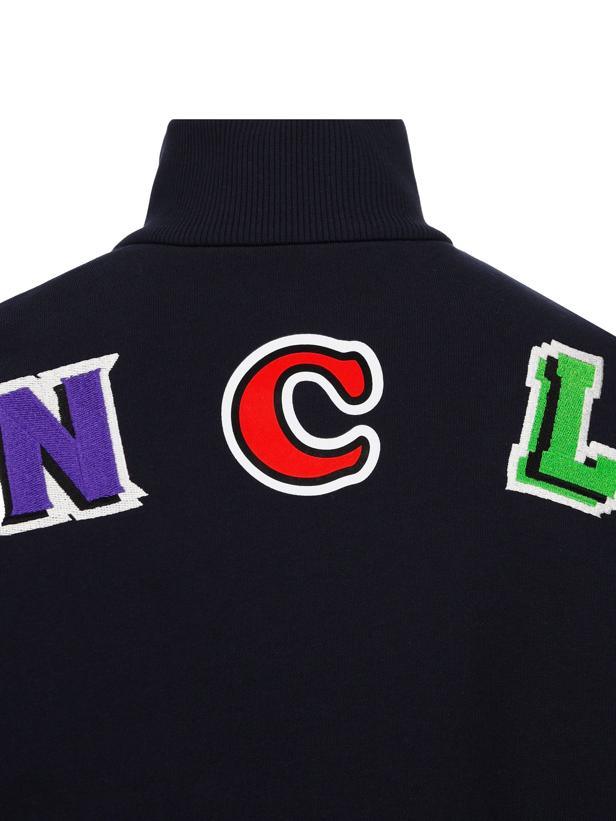 Moncler Enfant ロゴ パッチ ジップ スウェットシャツ