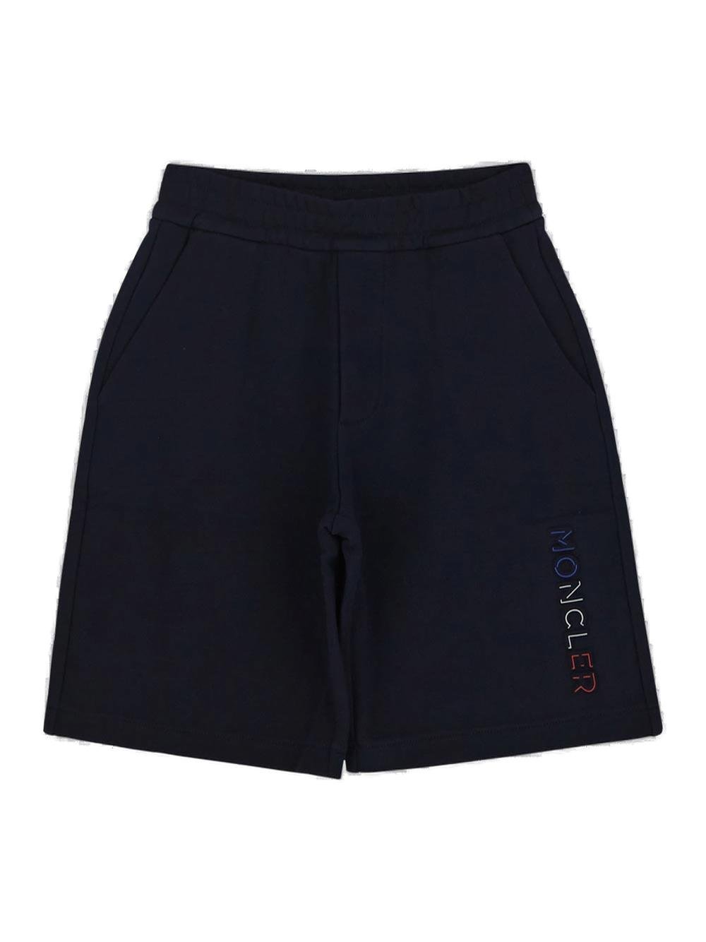 Moncler Enfant Logo Patch Shorts