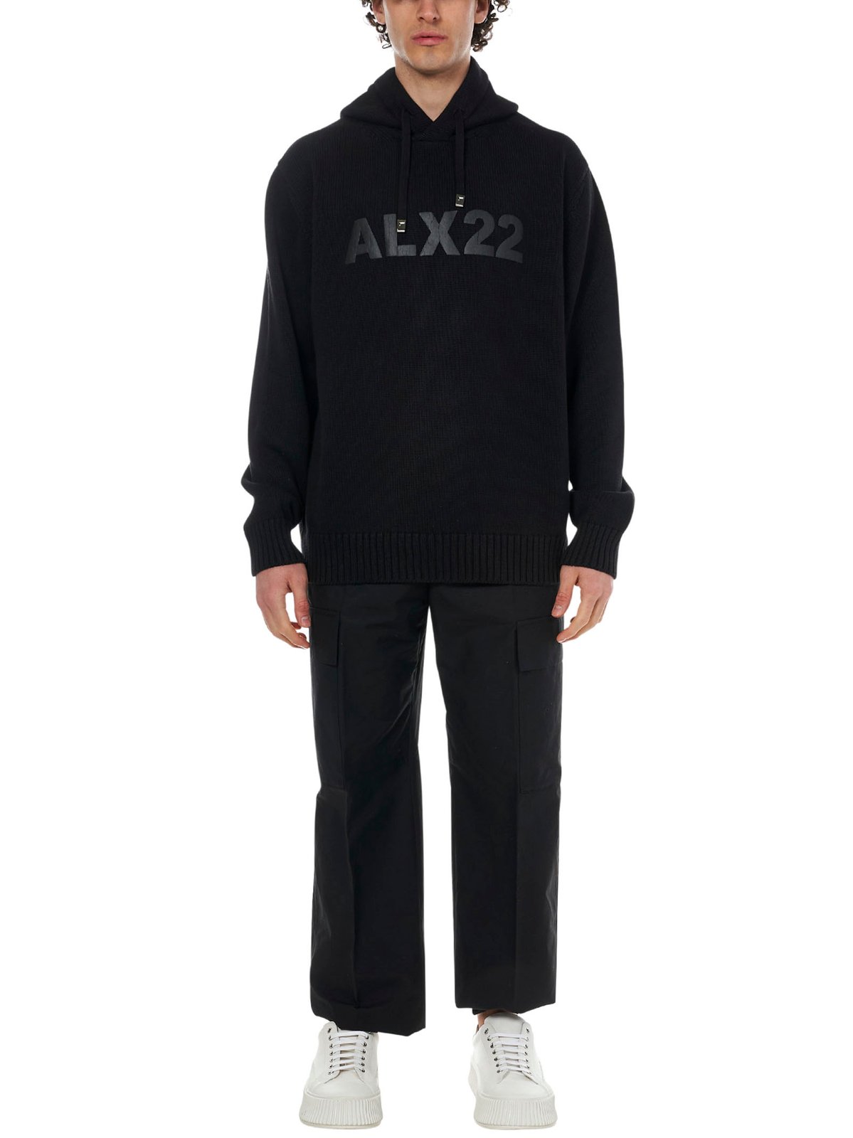 1017 ALYX 9SM Logo Printed Drawstring Hoodie