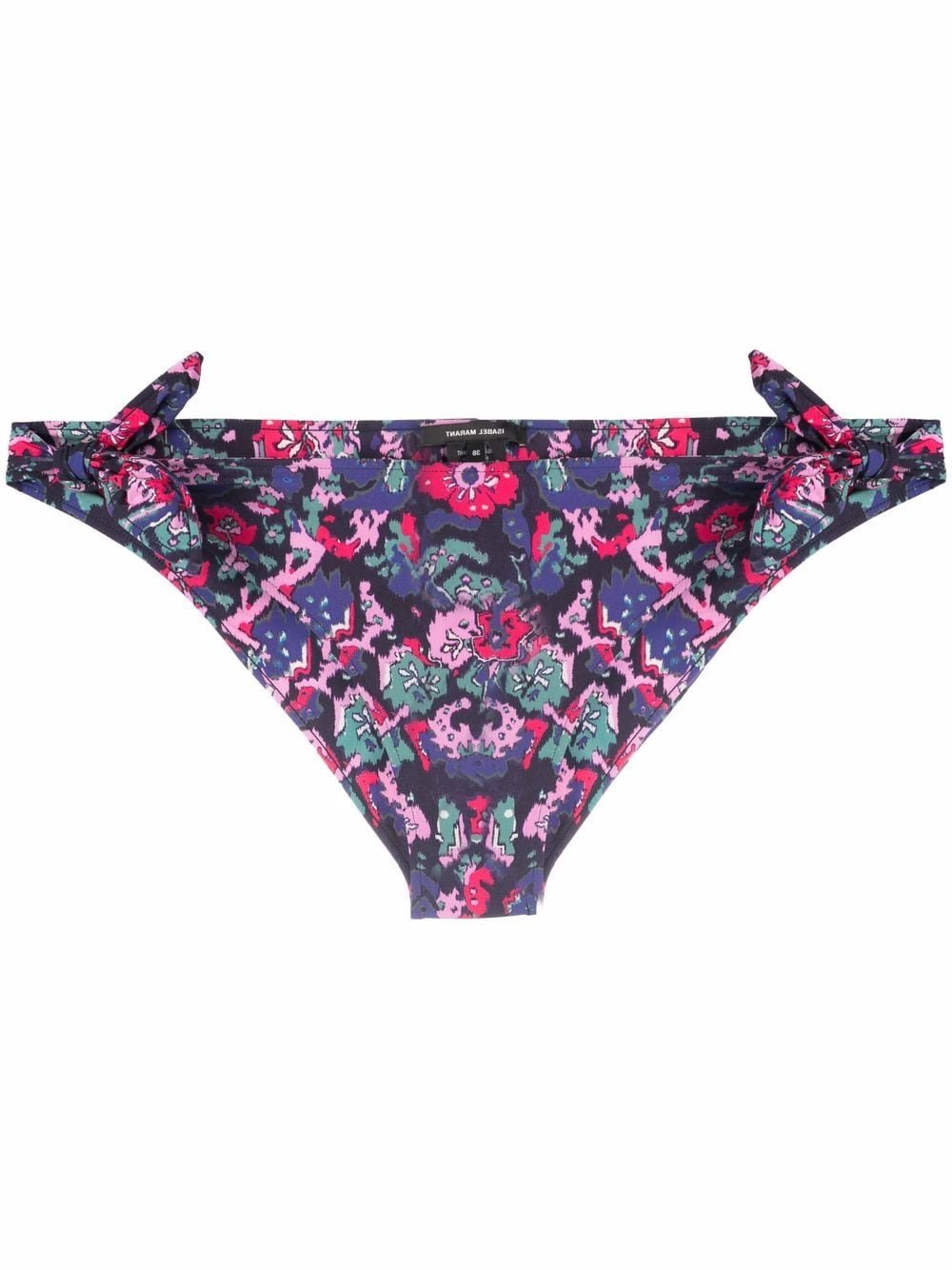 Isabel Marant Floral Print Low-Rise Bikini Bottoms