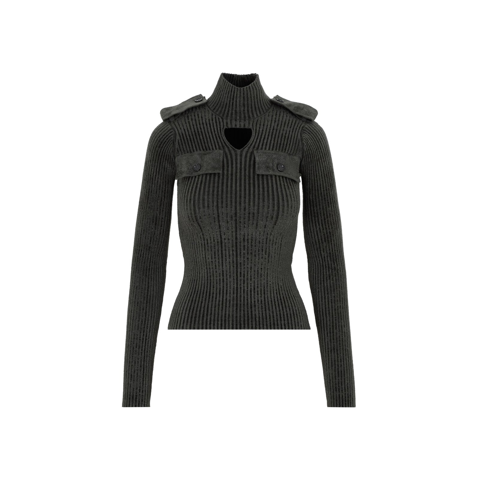 Bottega Veneta Rib-Knitted Cut-Out Jumper