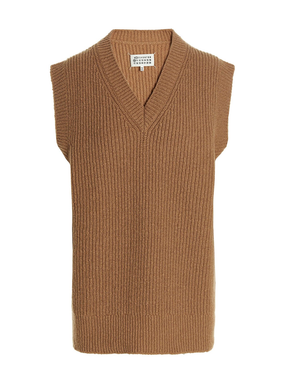 Maison Margiela V-Neck Straight Hem Knitted Vest