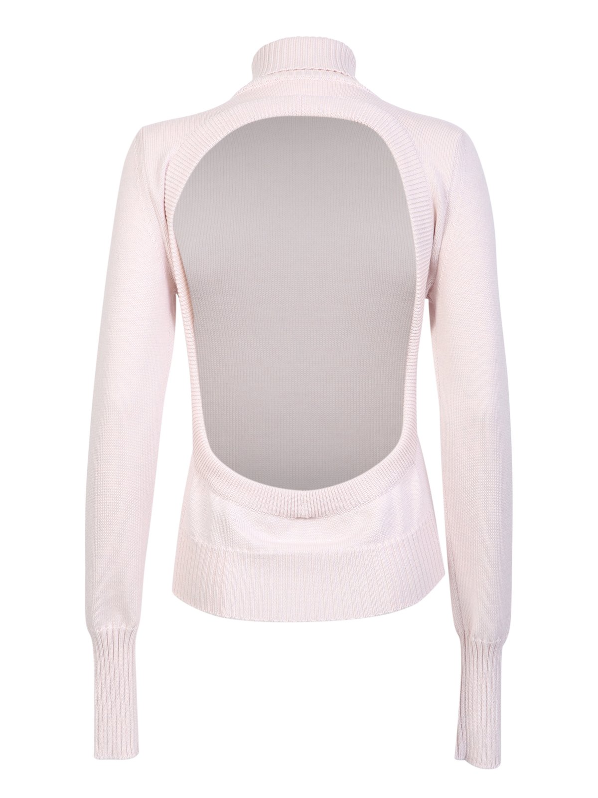 MM6 Maison Margiela Back Cut-Out Detailed Sweater