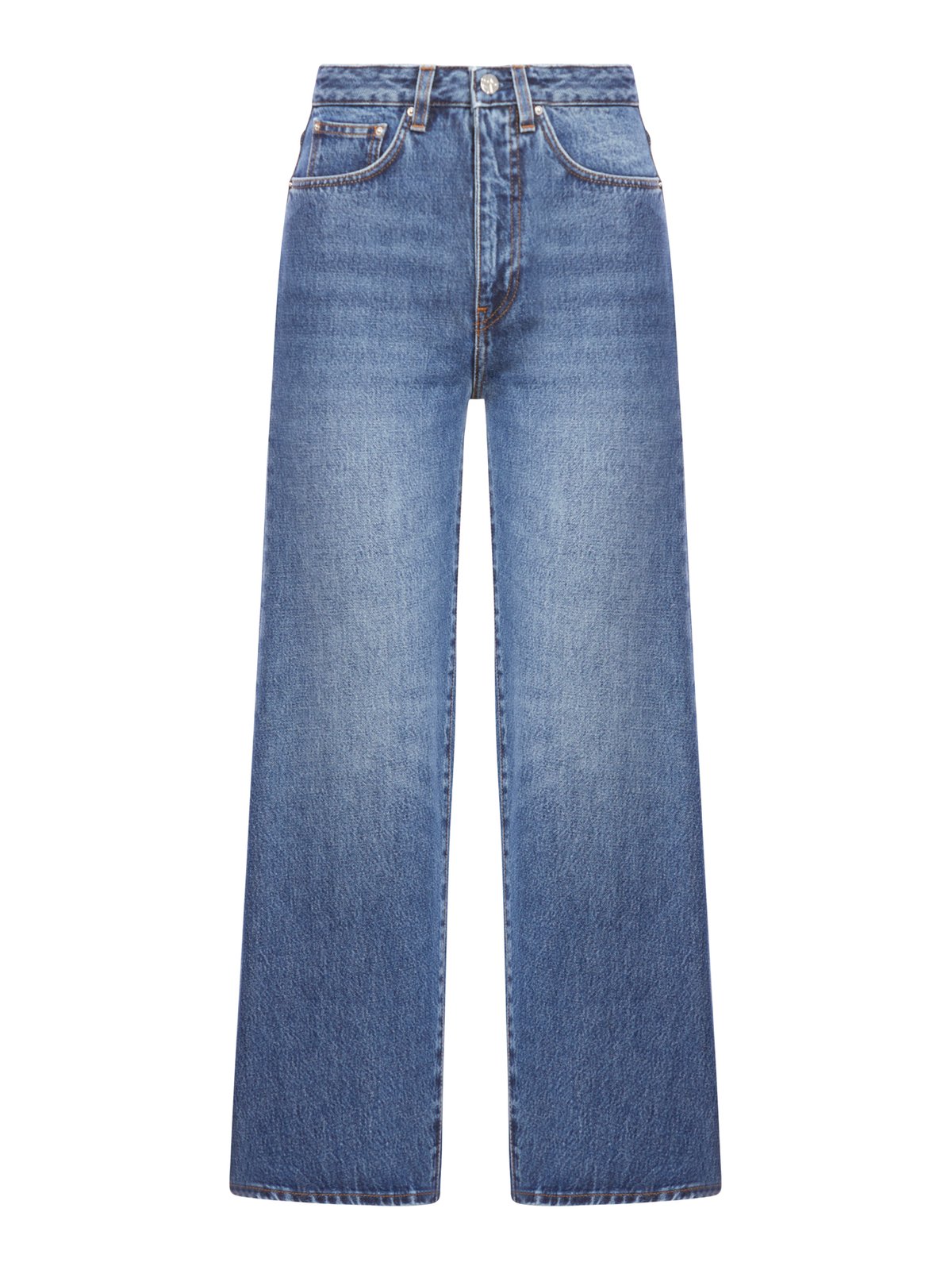 Totême Cropped Wide Leg Jeans