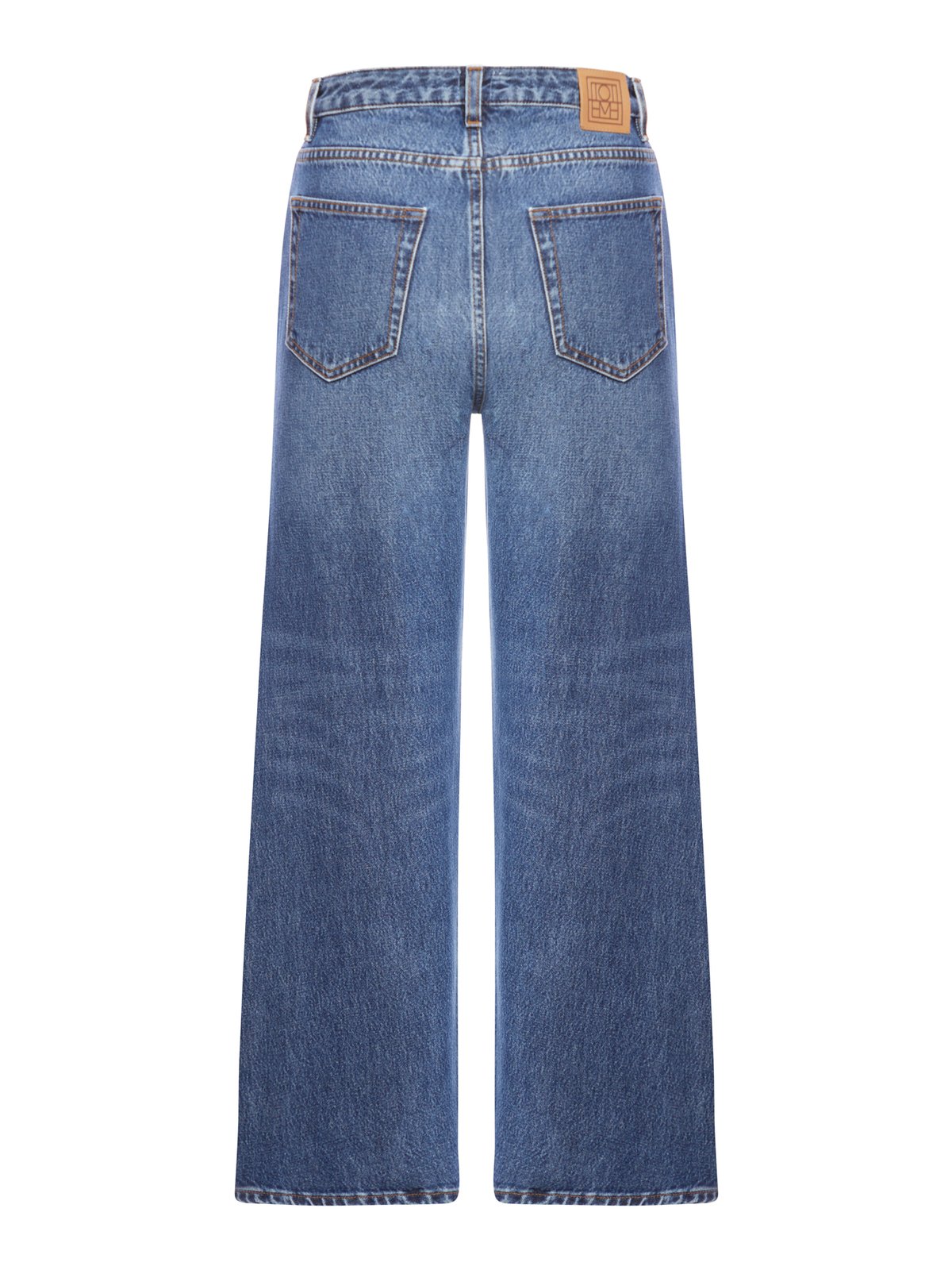 Totême Cropped Wide Leg Jeans