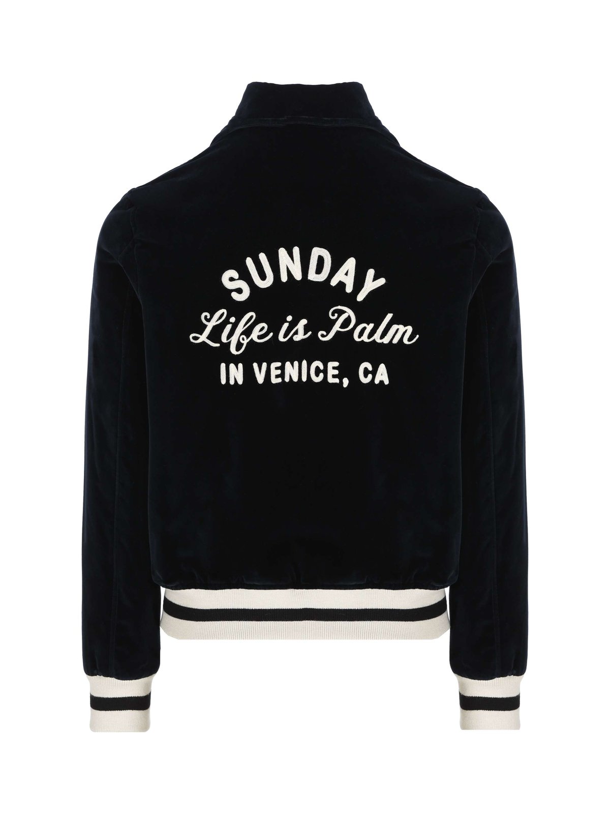 Palm Angels Logo Embroidery Buttoned Jacket