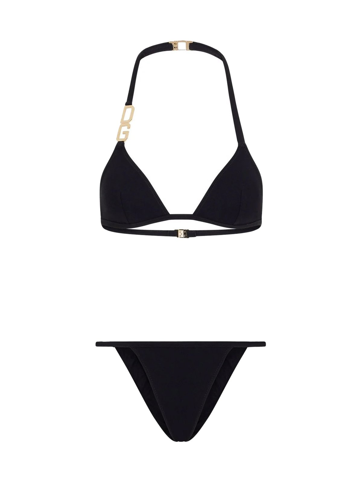 Dolce & Gabbana DG Plaque Triangle Bikini Set