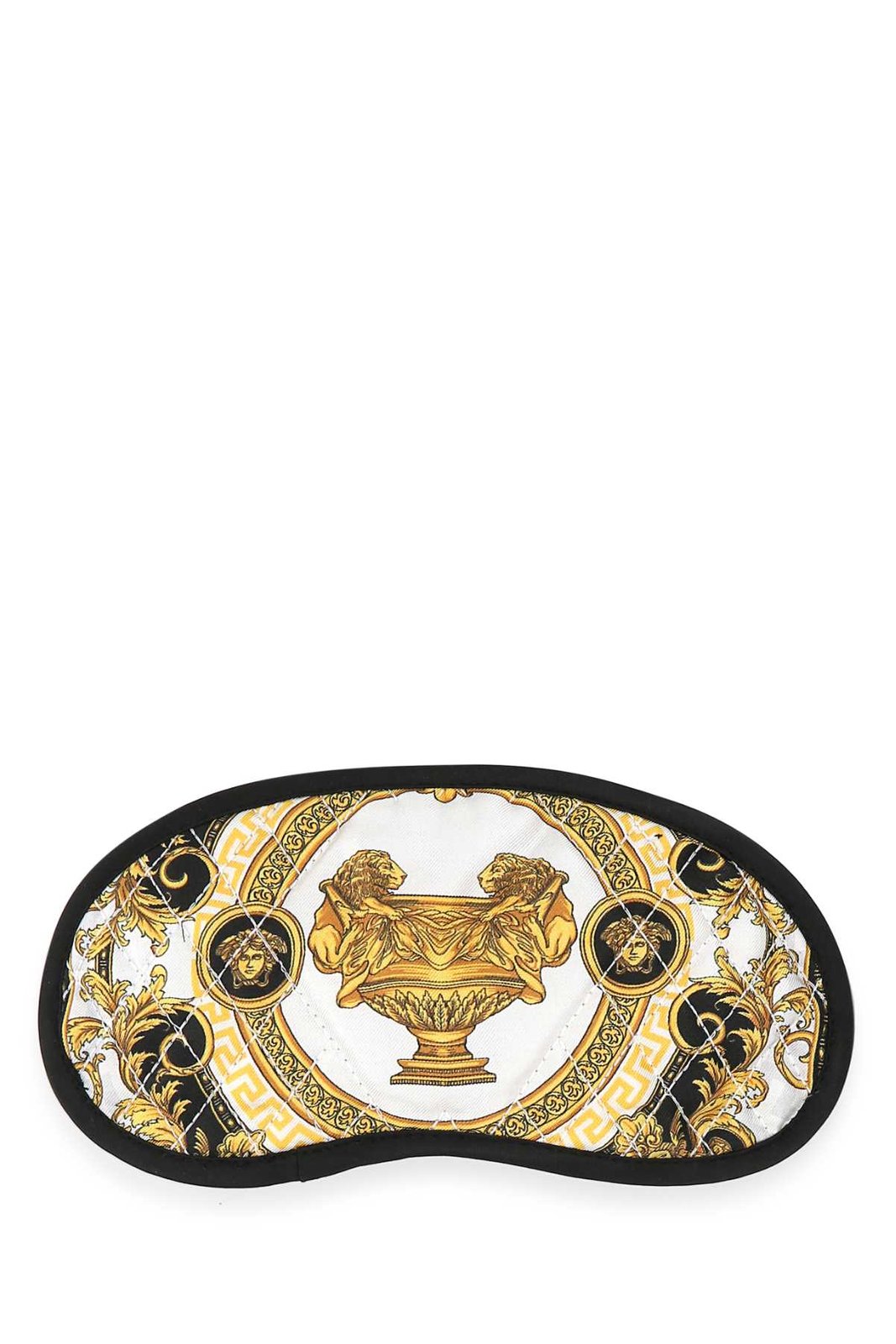 Versace Barocco Printed Tonal Stitched Sleeping Eye Mask