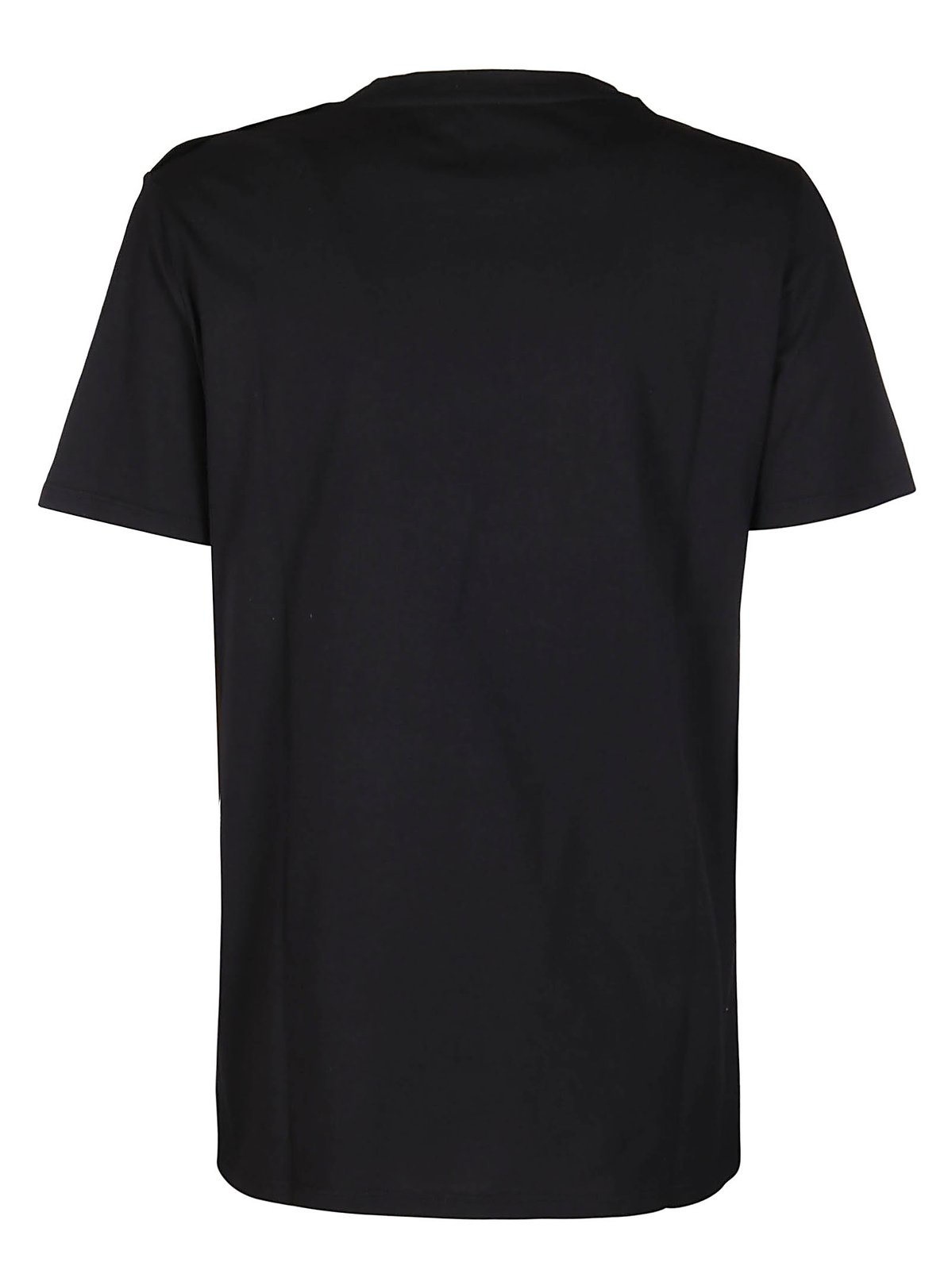 Balmain Button Detail Logo Printed T-Shirt