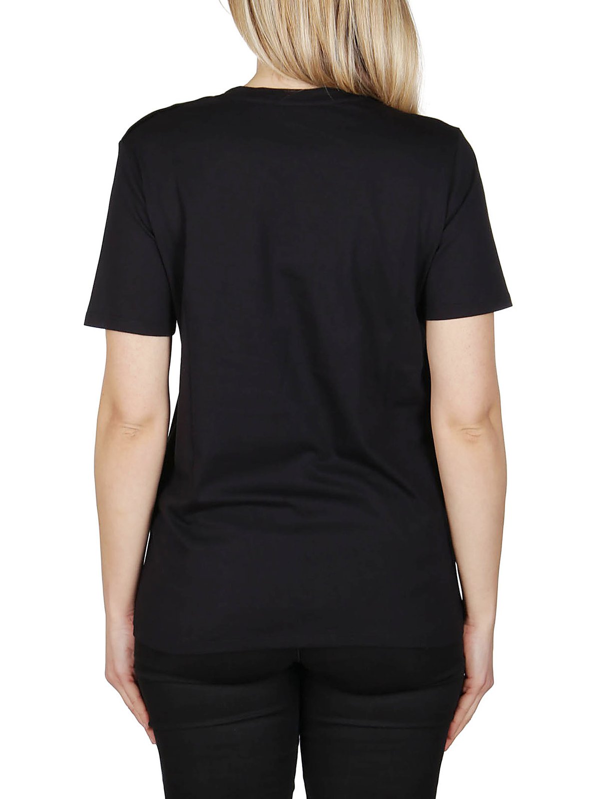 Balmain Button Detail Logo Printed T-Shirt