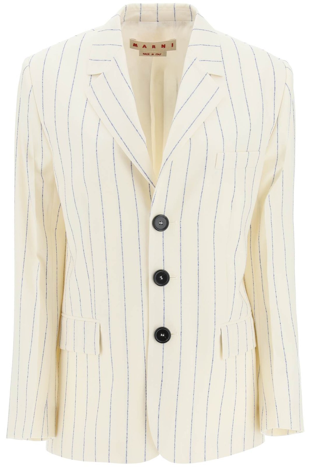 Marni Pinstriped Fresco Blazer
