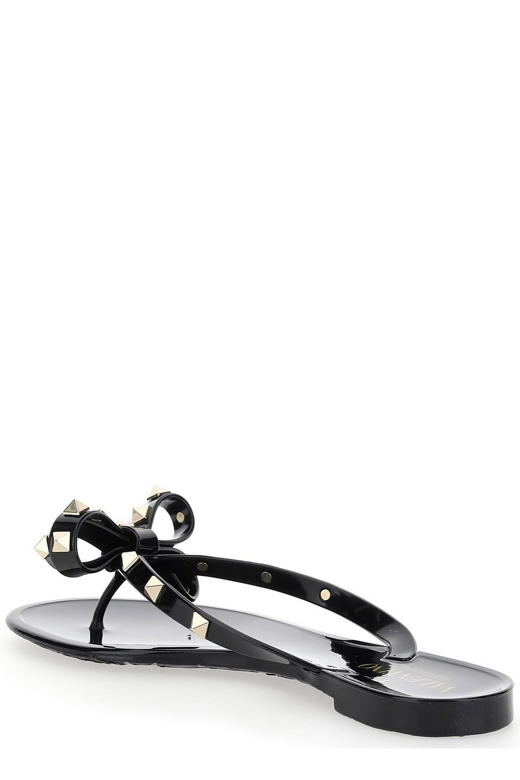 Valentino Garavani Rockstud Bow Detailed Sandals