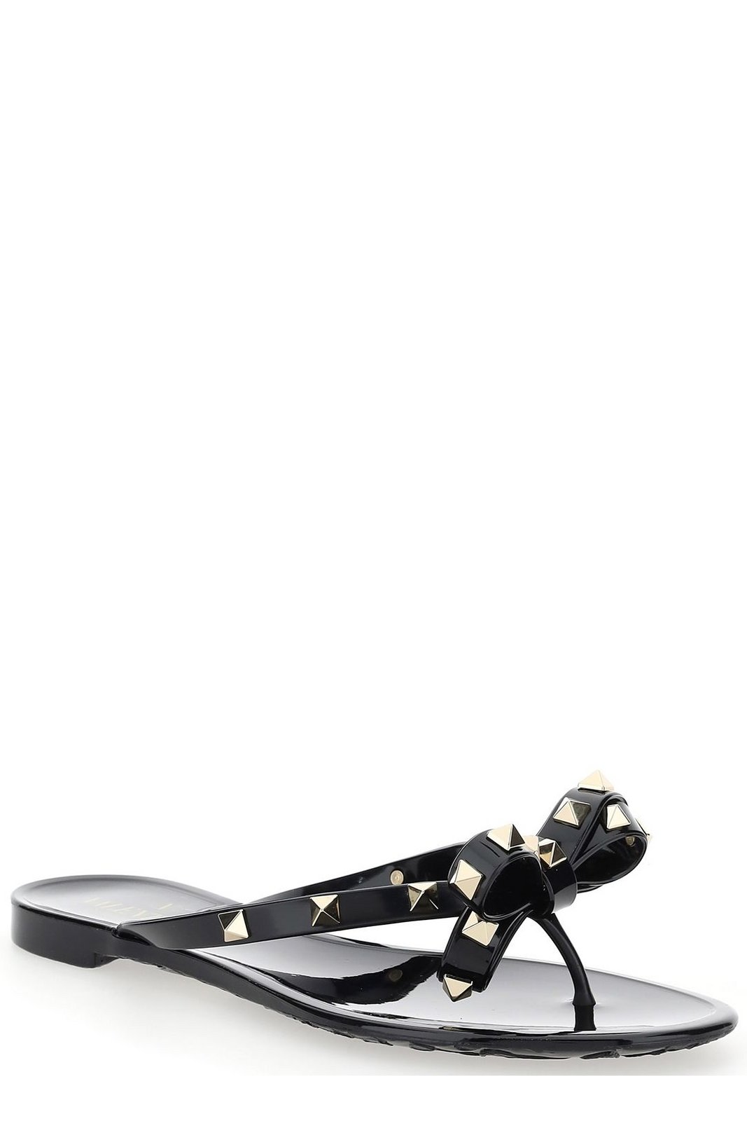 Valentino Garavani Rockstud Bow Detailed Sandals