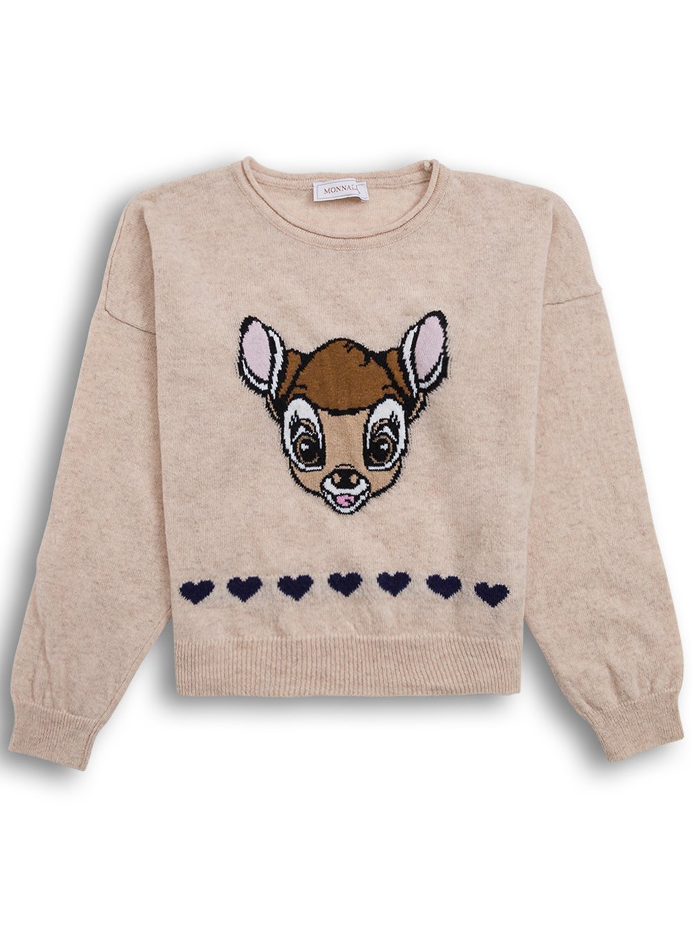 モナリザ バンビ インレイ プルオーバー