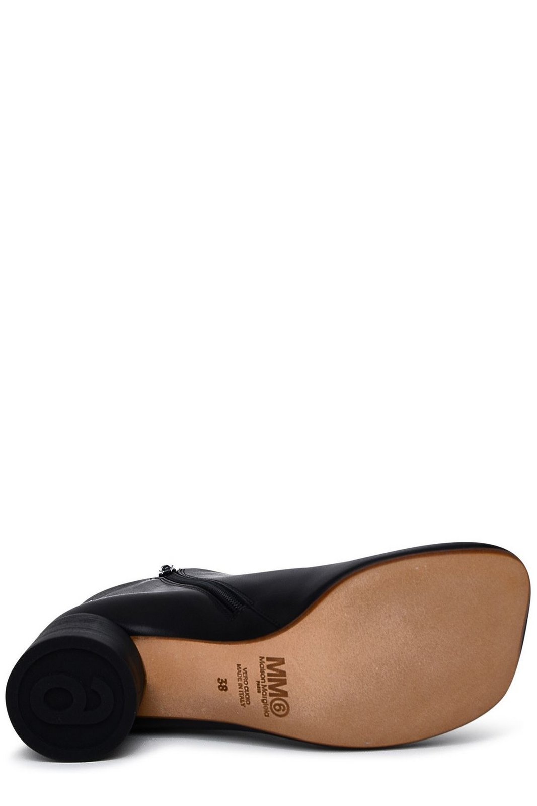 MM6 Maison Margiela Square Toe Ankle Boots