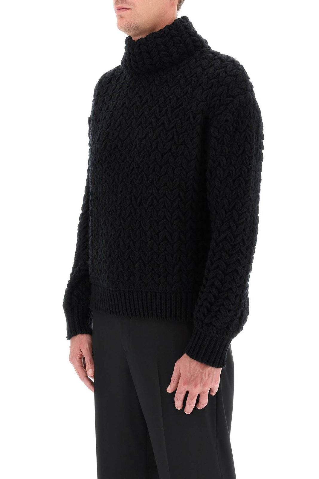 Valentino High Neck Long-Sleeved Jumper