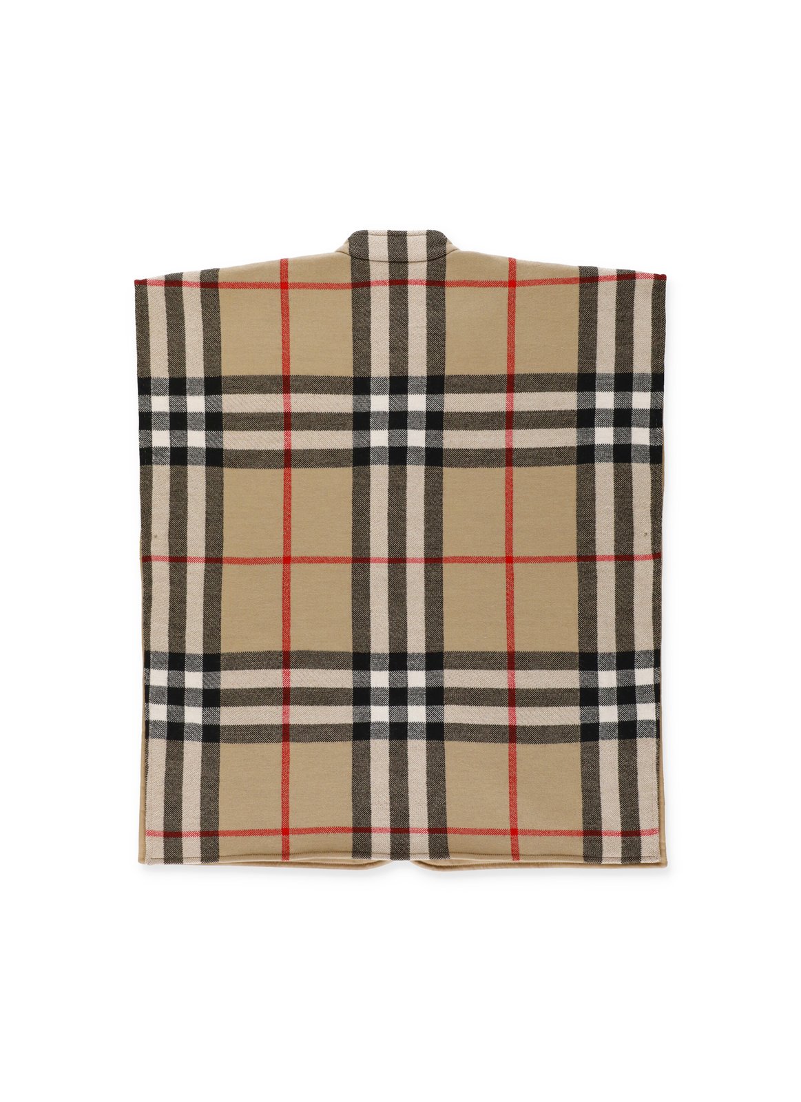 バーバリー キッズ リバーシブル ノースリーブ ケープ