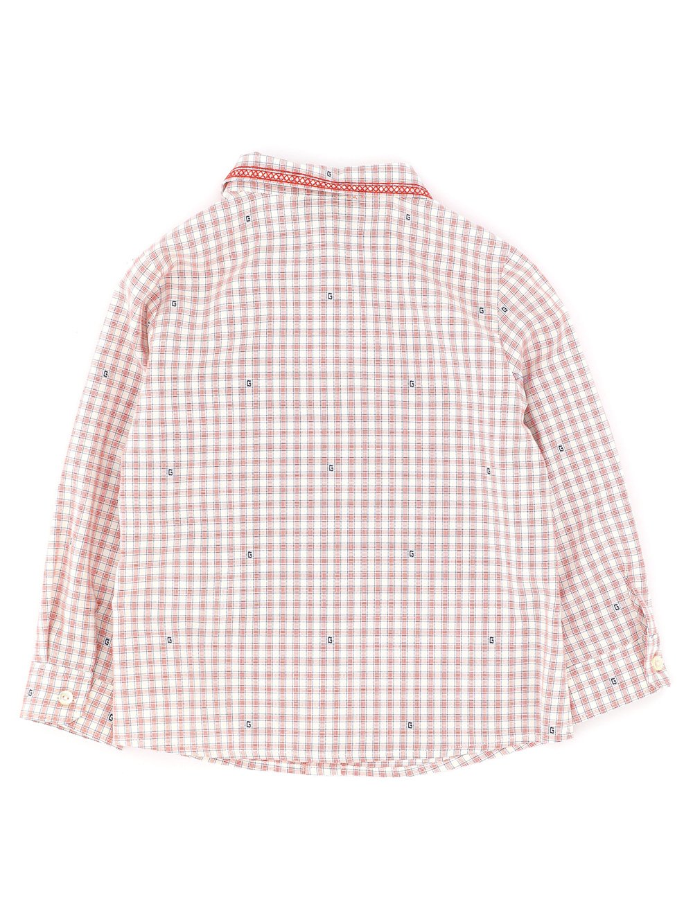 グッチ キッズ チェック 長袖シャツ