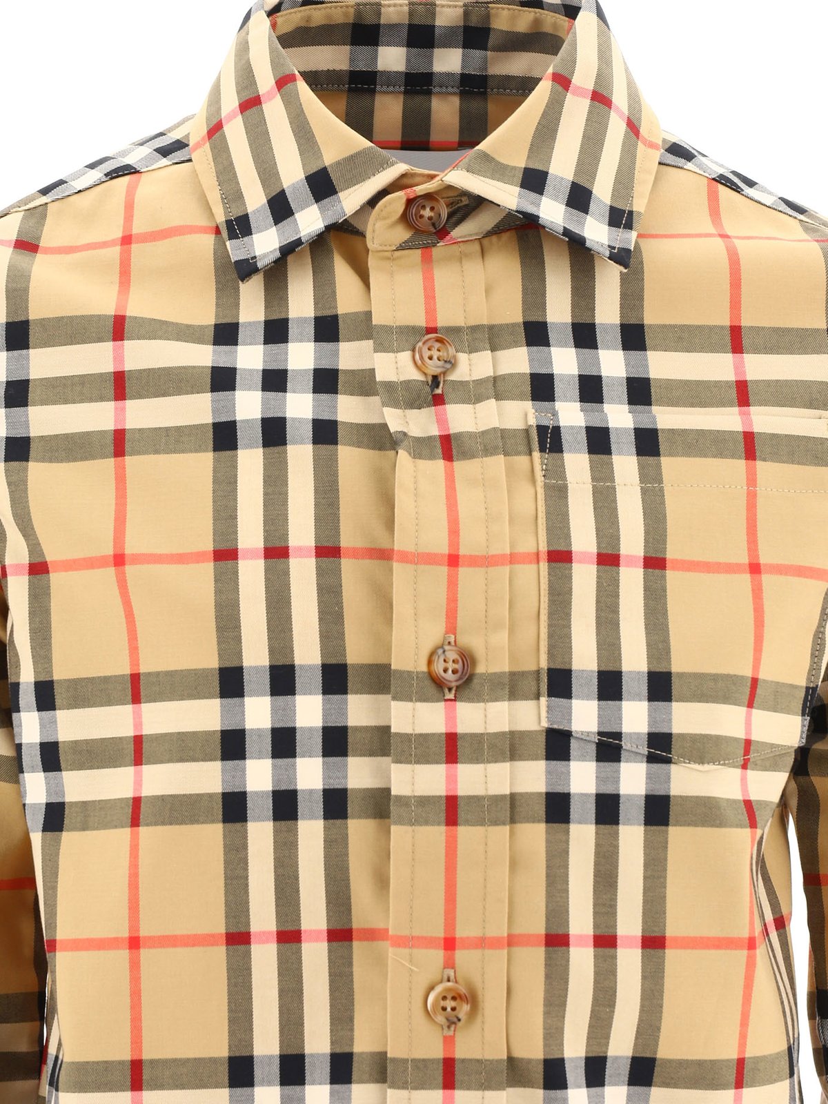 Burberry Kids Vintage Checked Buttoned Long-Sleeved Shirt