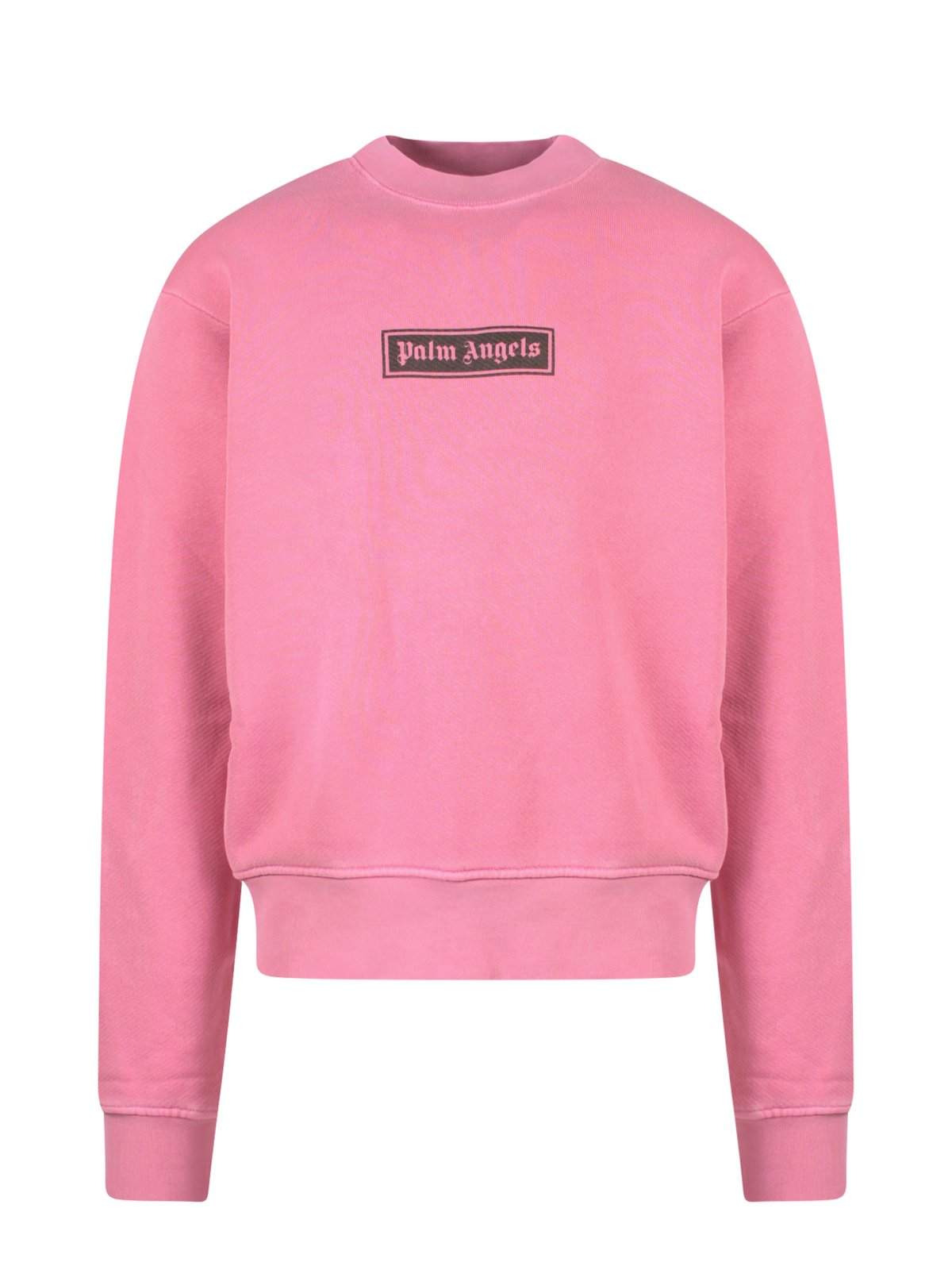 Palm Angels Logo-Printed Round Neck Sweatshirt