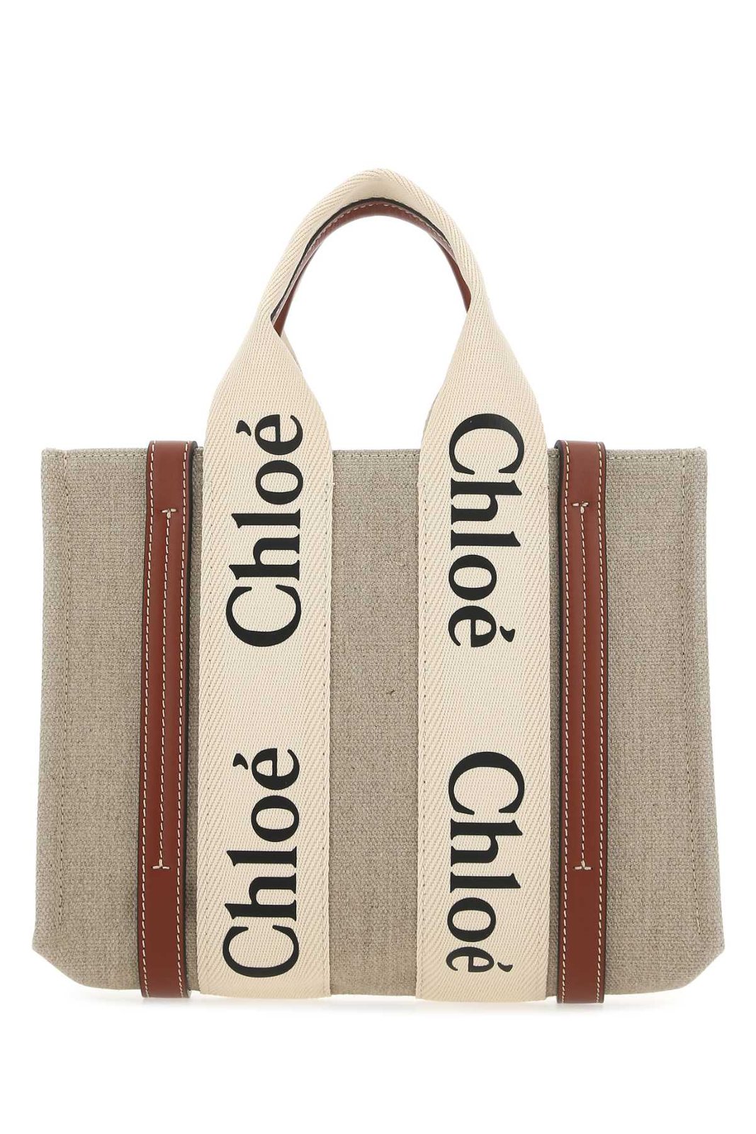 Chloé Woody 標誌細節小號托特包