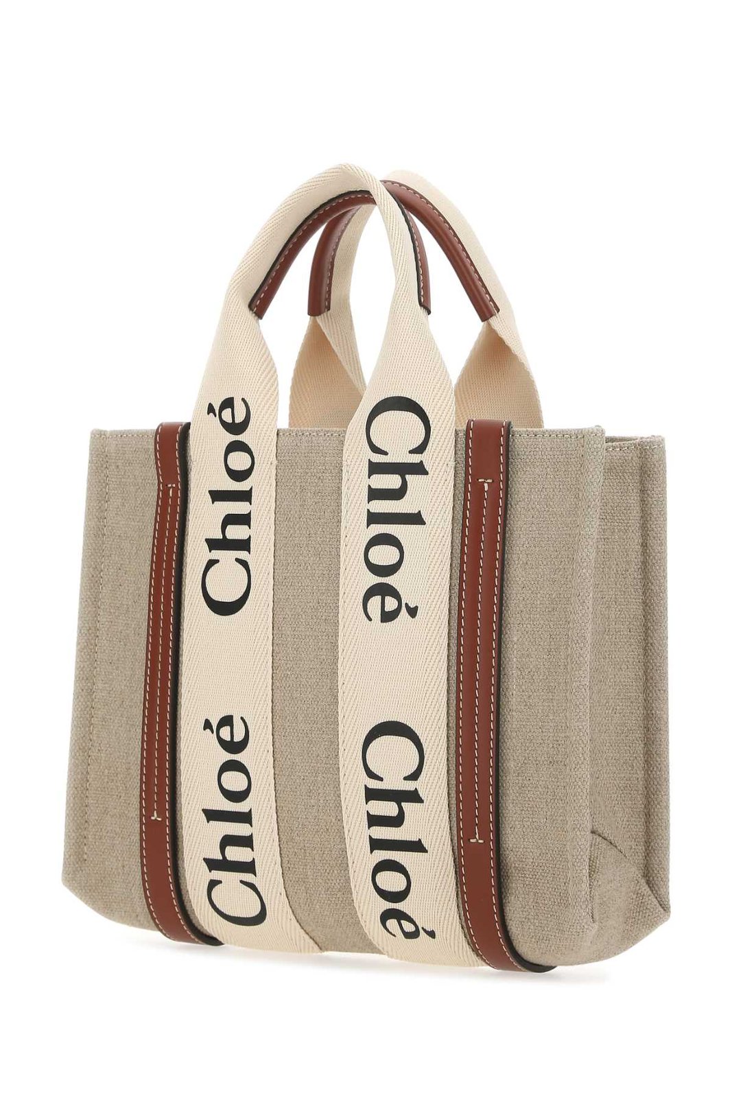 Chloé Woody 標誌細節小號托特包