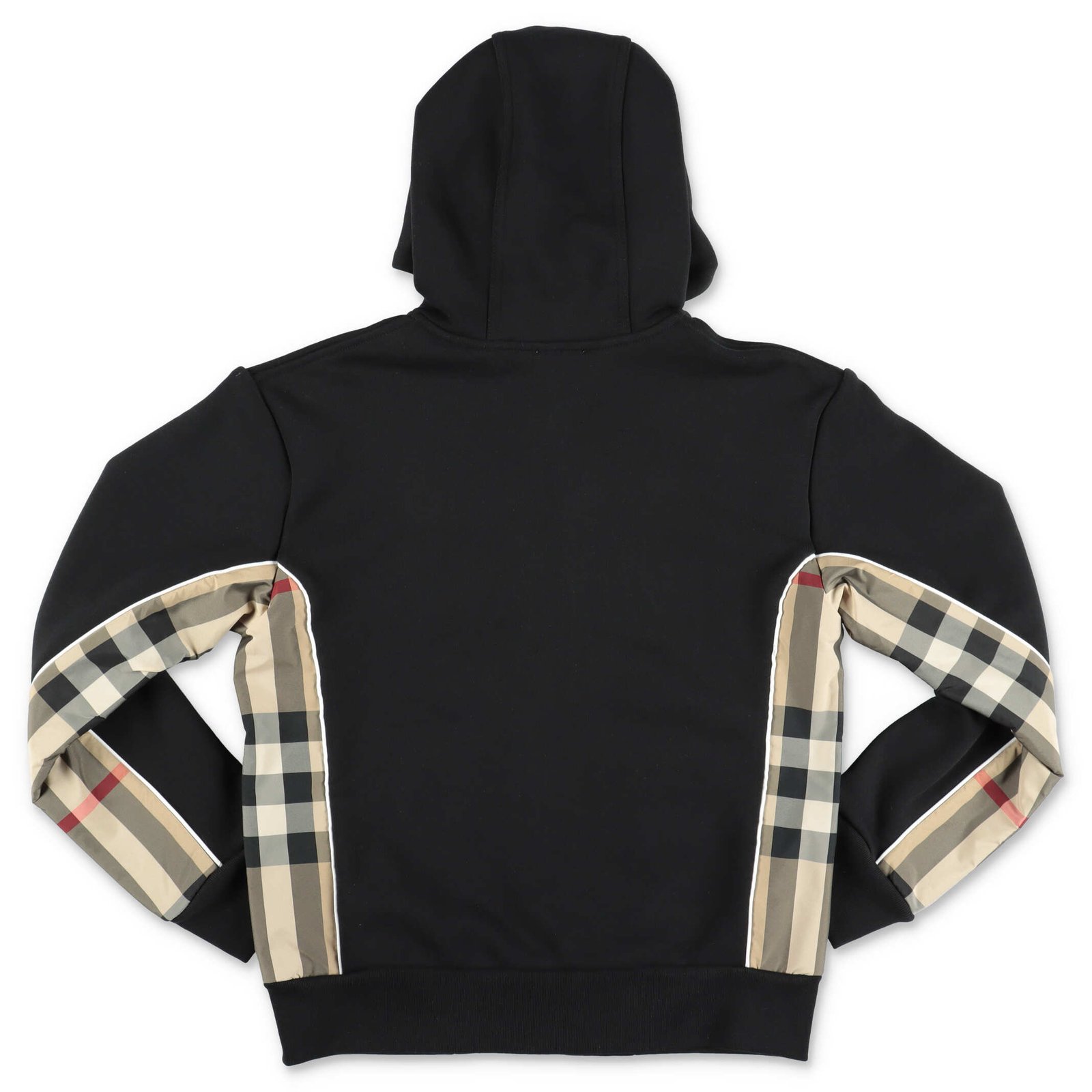 Burberry Kids Graham Checked Panelled Zip-Up Hoodie