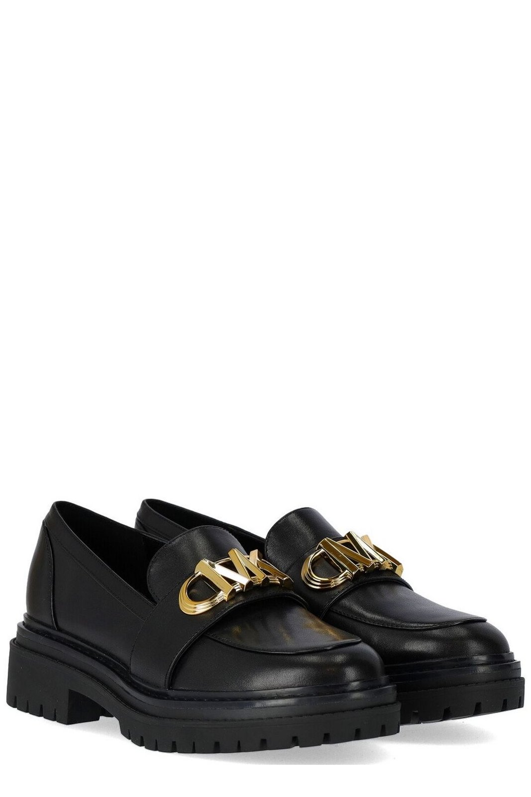Michael Michael Kors Logo Plaque Slip-On Loafers 4 Michael Michael Kors Logo Plaque Slip-On Loafers